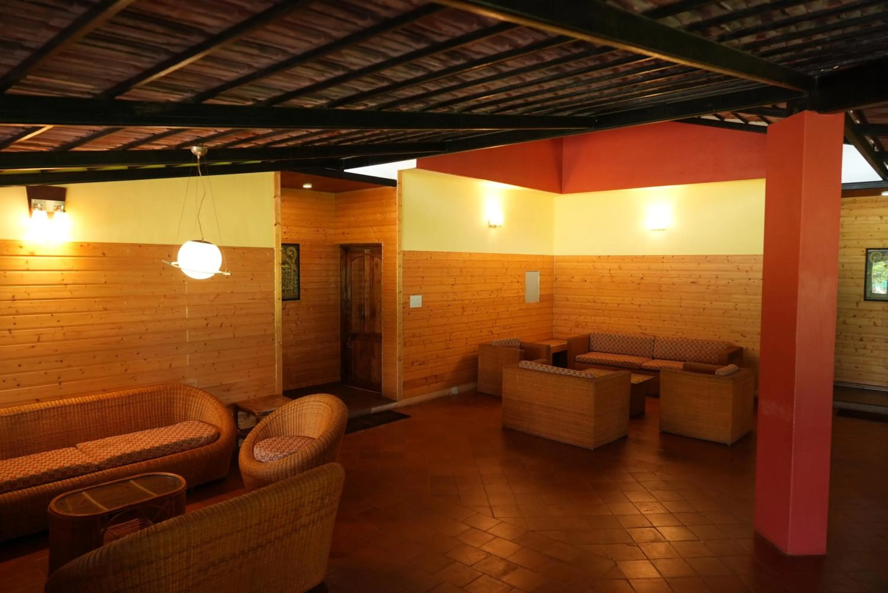 Living room in labdhi Resorts Masinagudi- Stag Groups not allowed