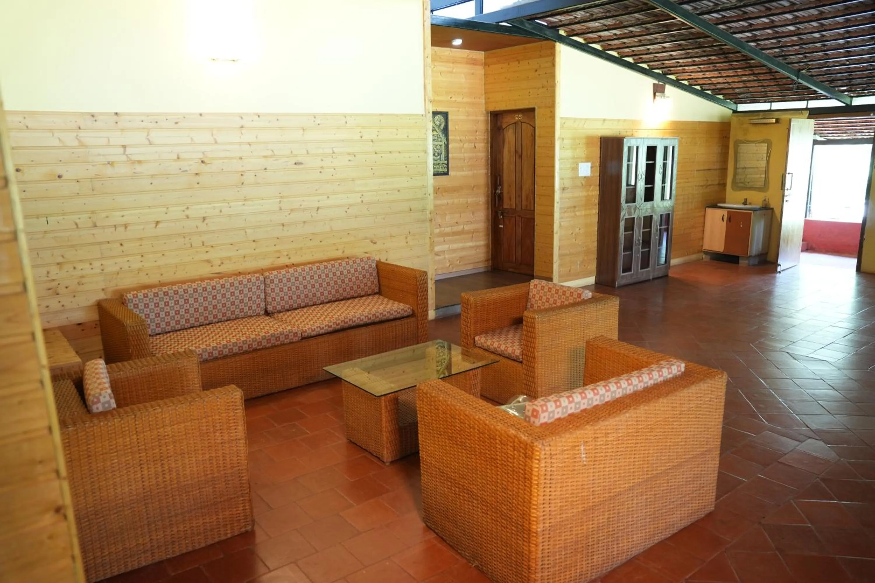 Living room in labdhi Resorts Masinagudi- Stag Groups not allowed