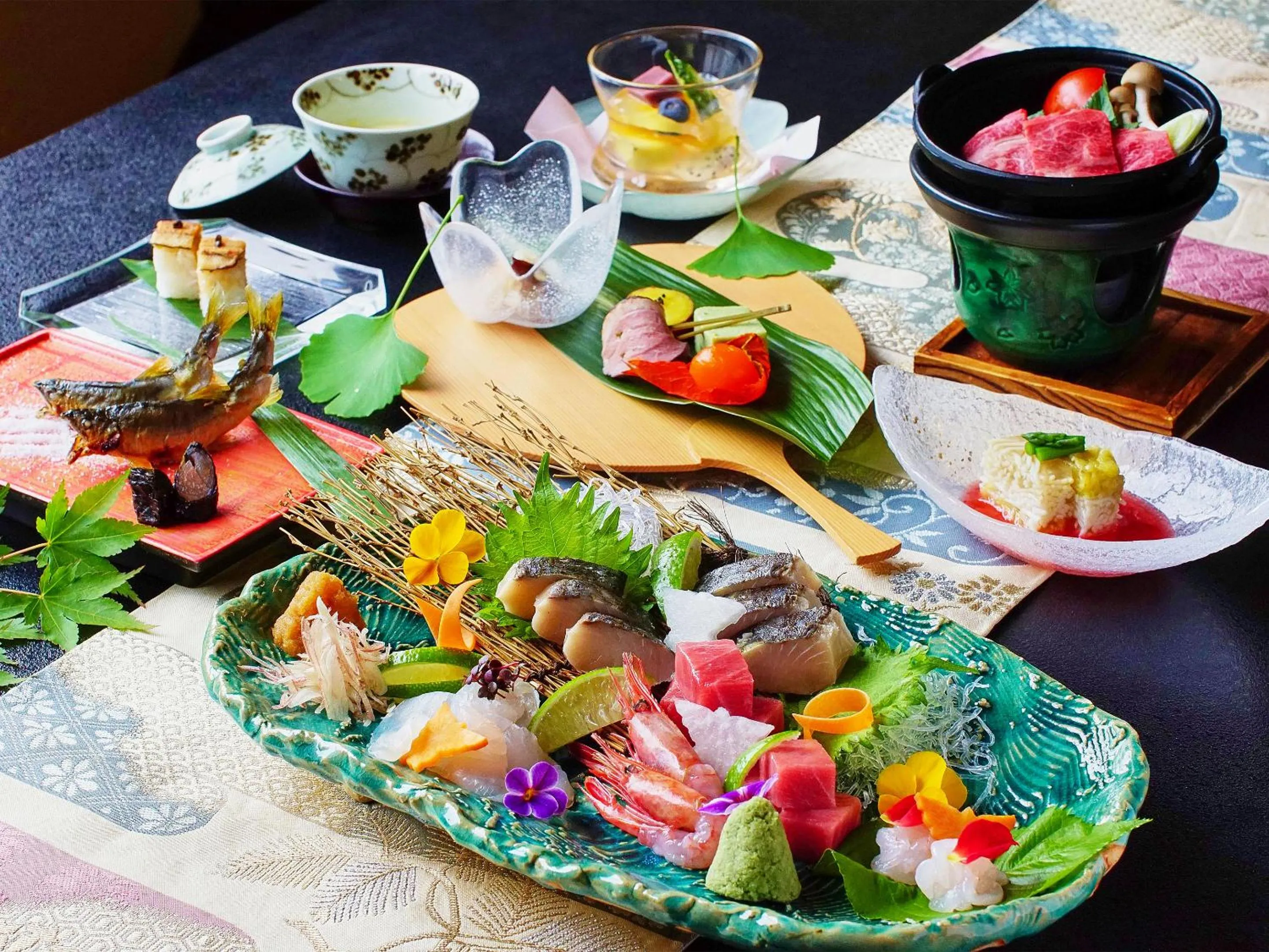 Food close-up in Sanrakuen