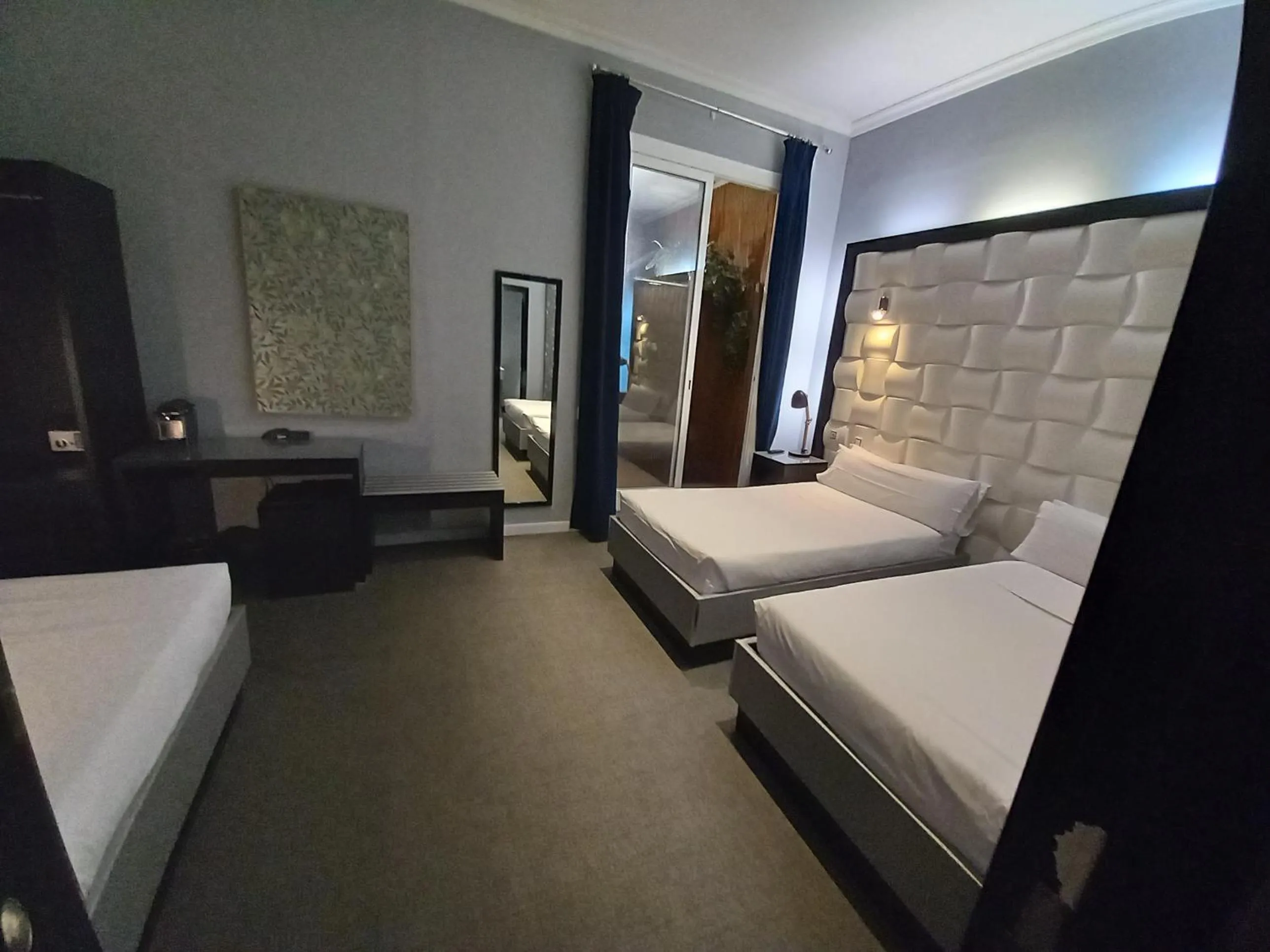 Bed in Amra Barcelona Gran Via