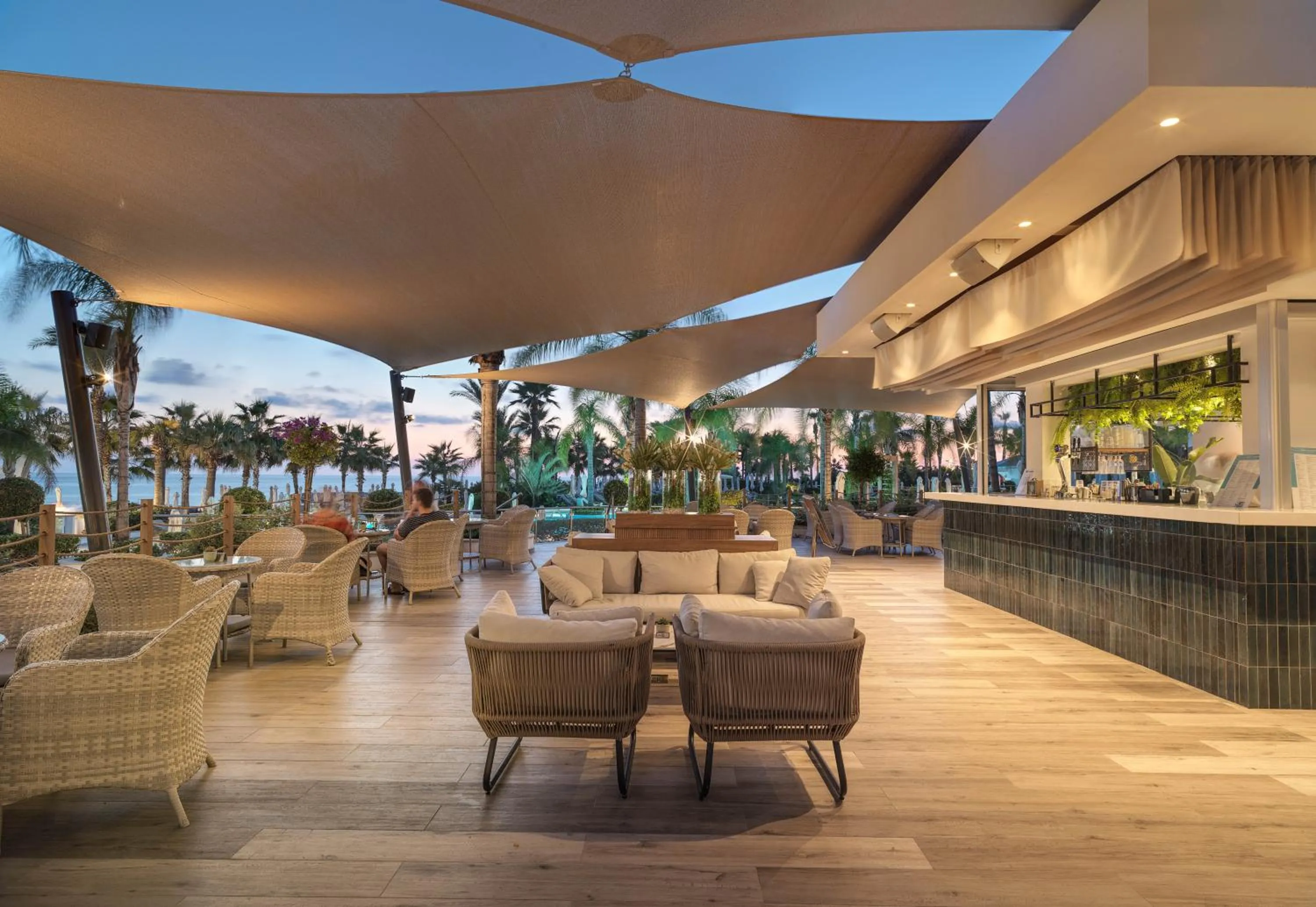 Seating area in Olympic Lagoon Resort Paphos
