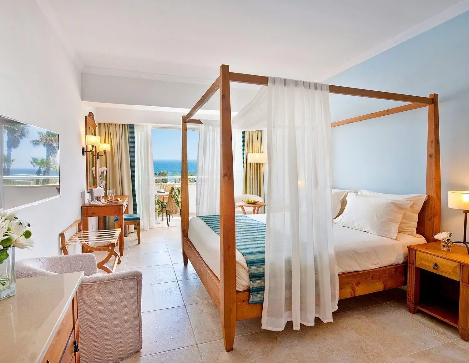 Fisherman's Junior Suite with Pool and Sea View (18+ years old) in Olympic Lagoon Resort Paphos Fisherman's Junior Suite with Pool and Sea View (18+ years old) in Olympic Lagoon Resort Paphos