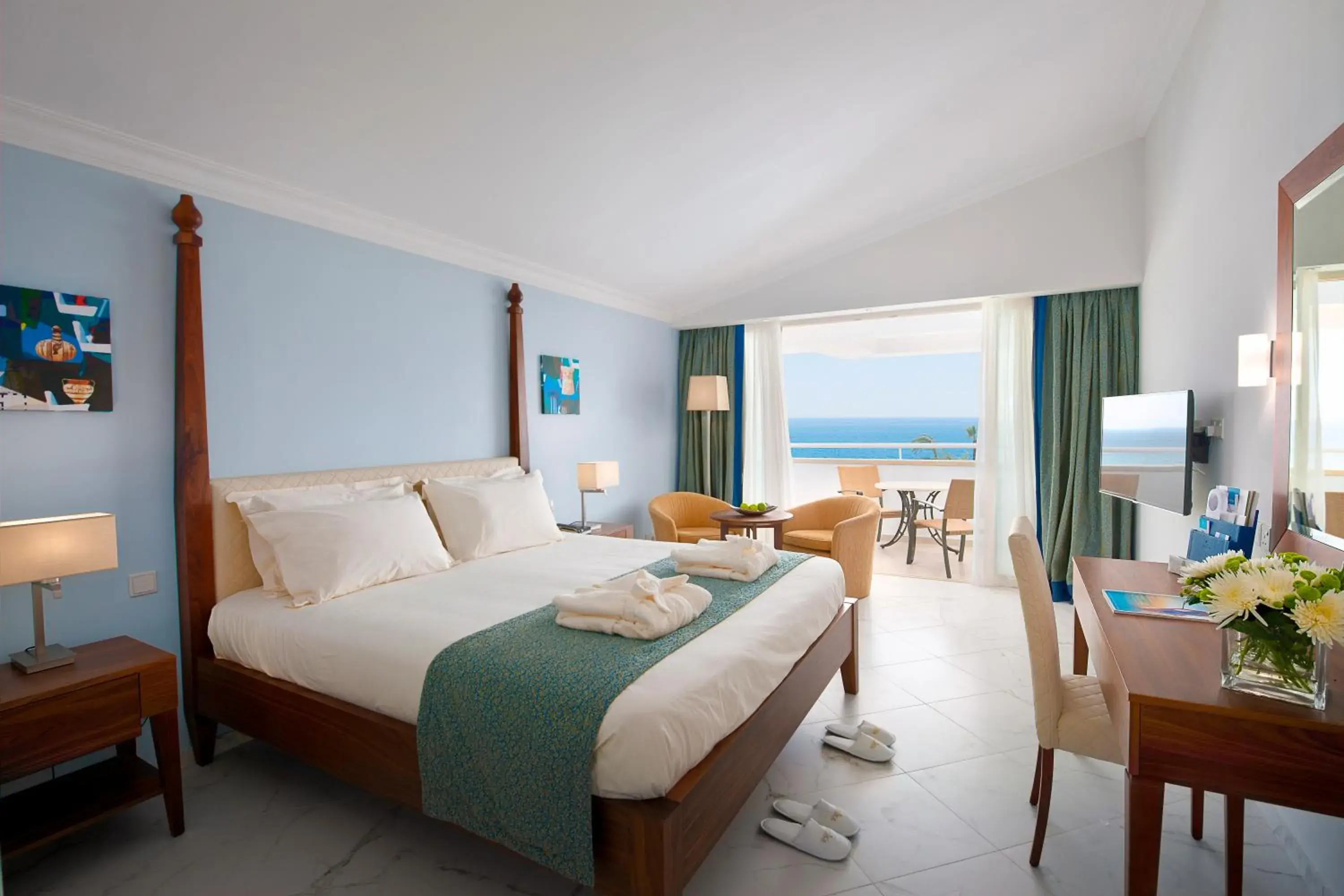Superior Double or Twin Room with Sea View (18+ years old) in Olympic Lagoon Resort Paphos Superior Double or Twin Room with Sea View (18+ years old) in Olympic Lagoon Resort Paphos