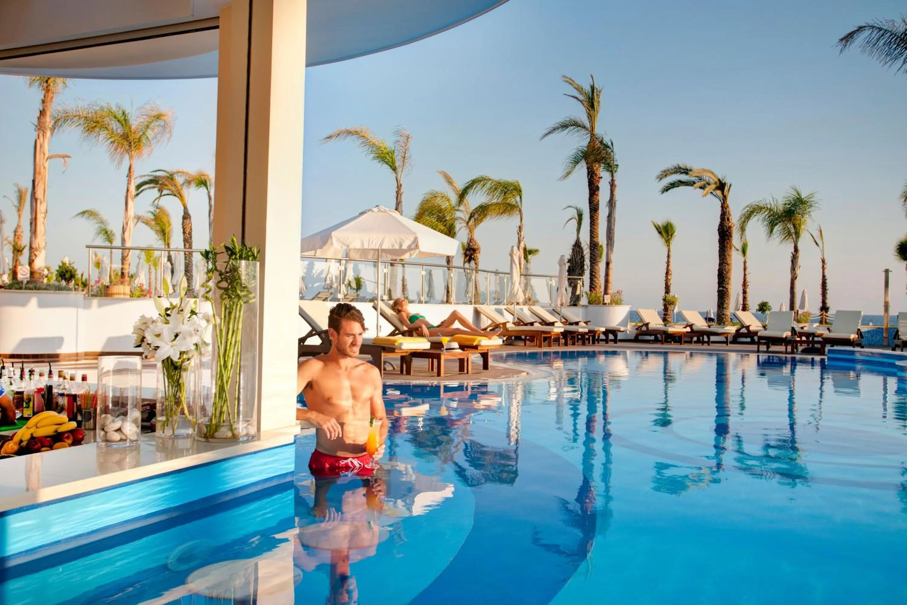 Swimming pool in Olympic Lagoon Resort Paphos