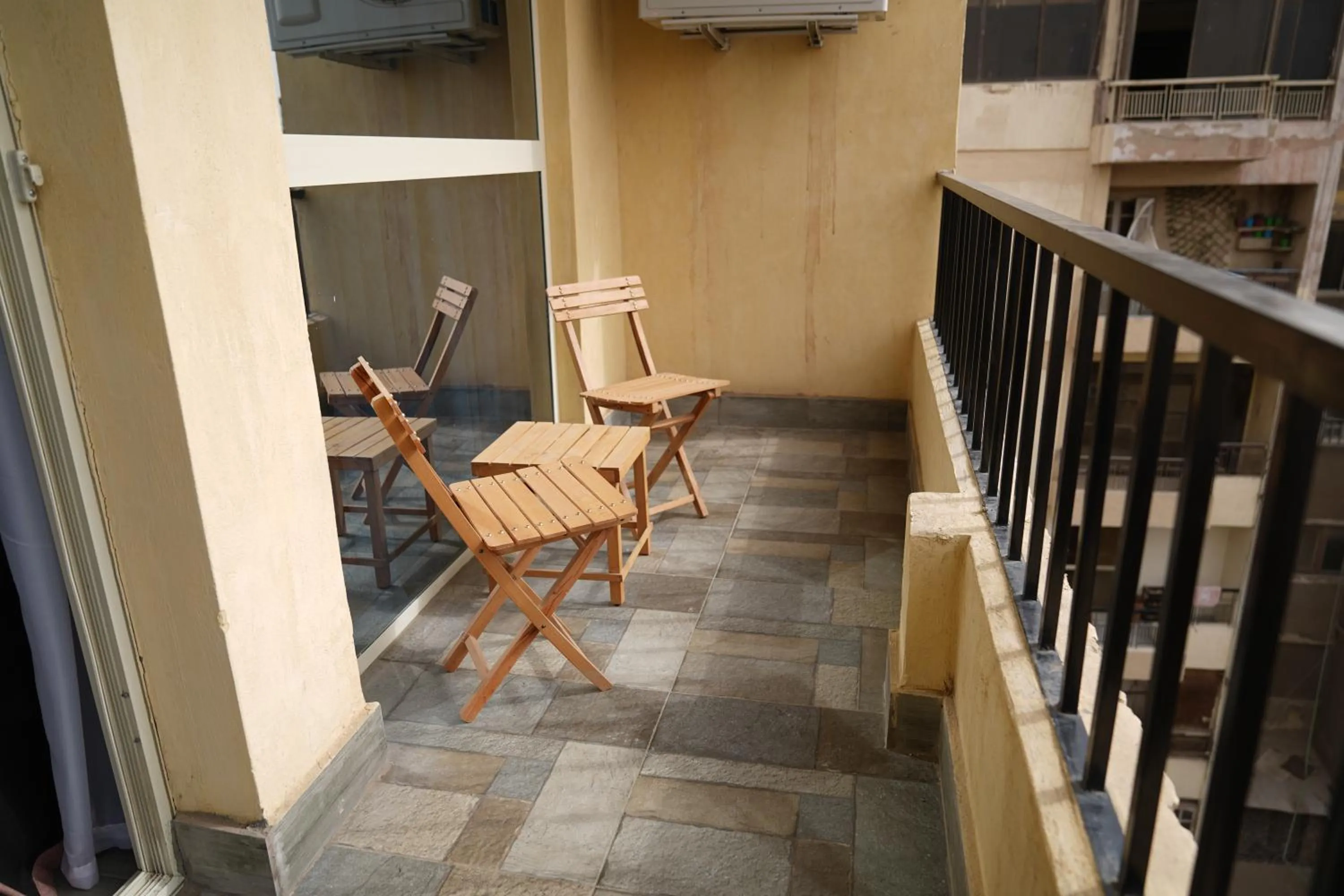 Patio in Pyramids Hotel