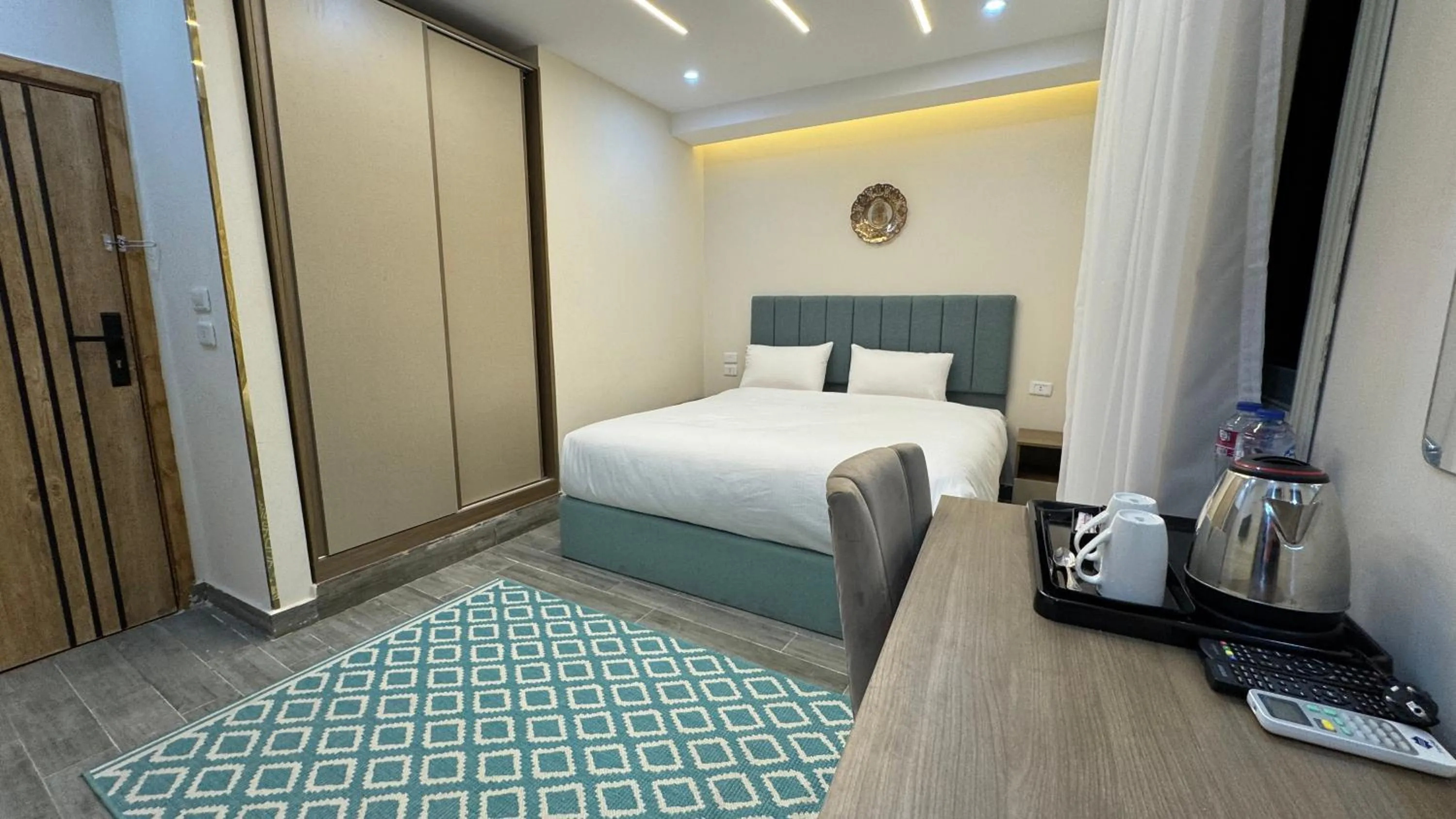 Bed in Pyramids Hotel