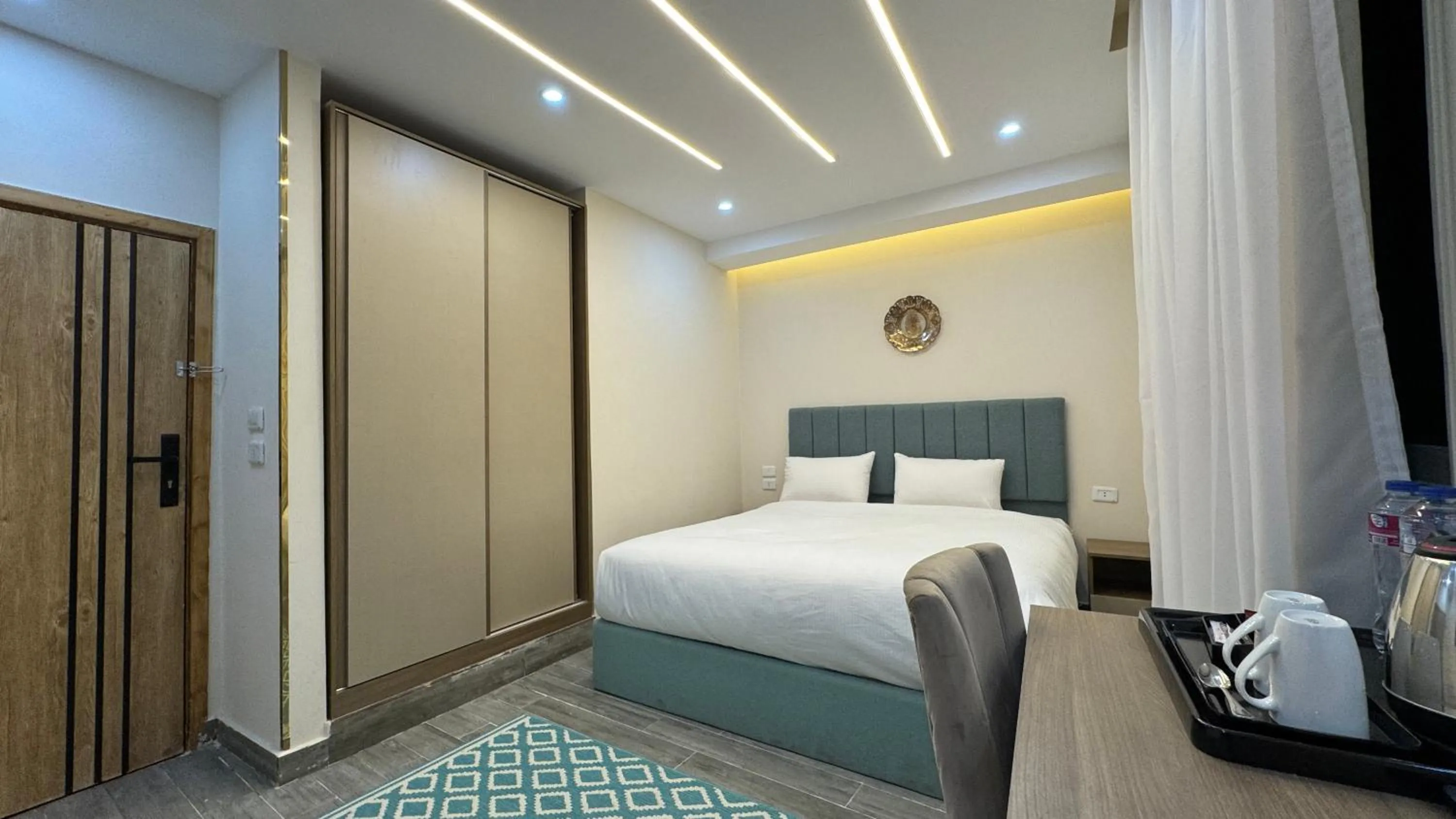 Bed in Pyramids Hotel