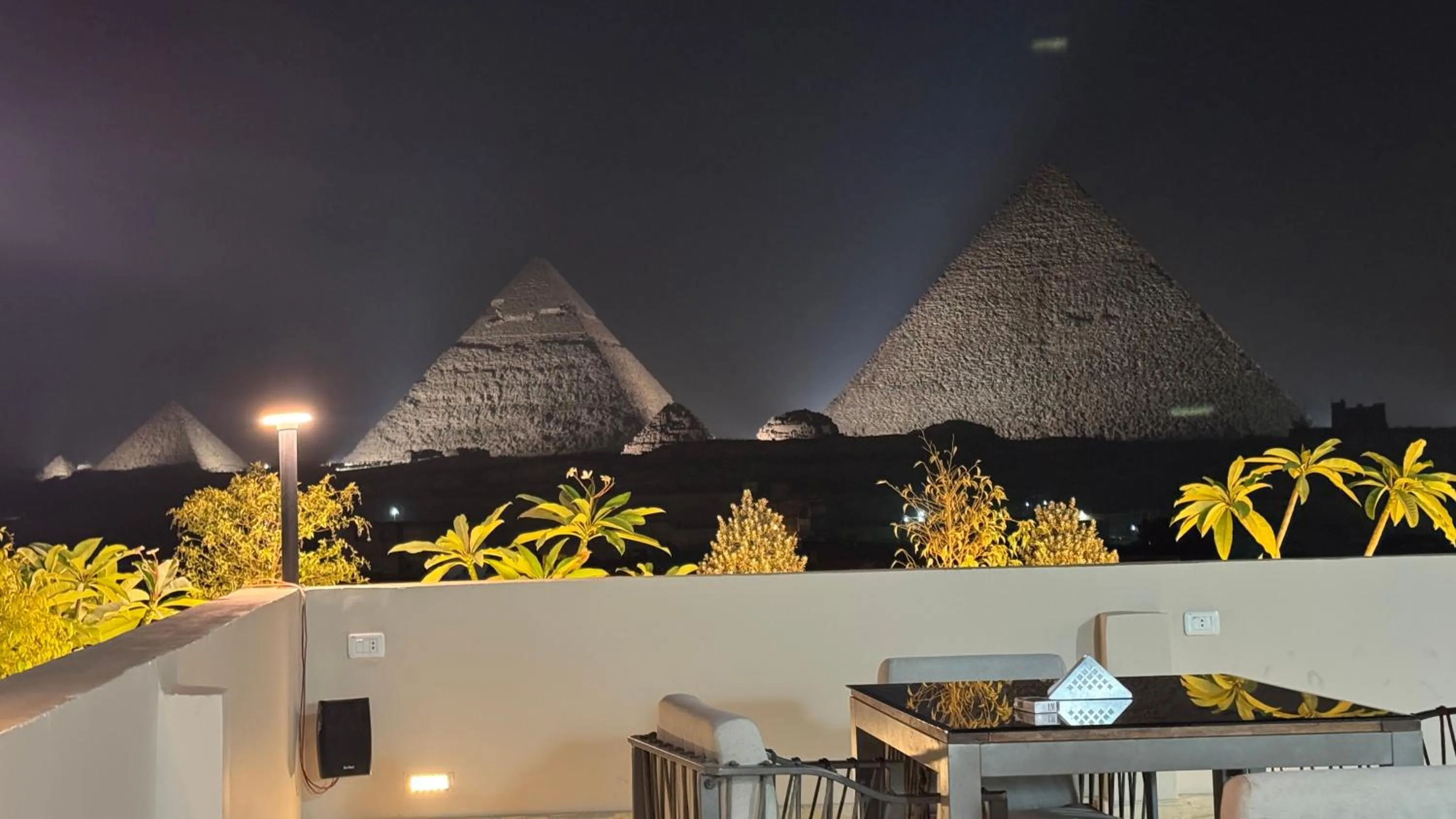 Night in Pyramids Hotel
