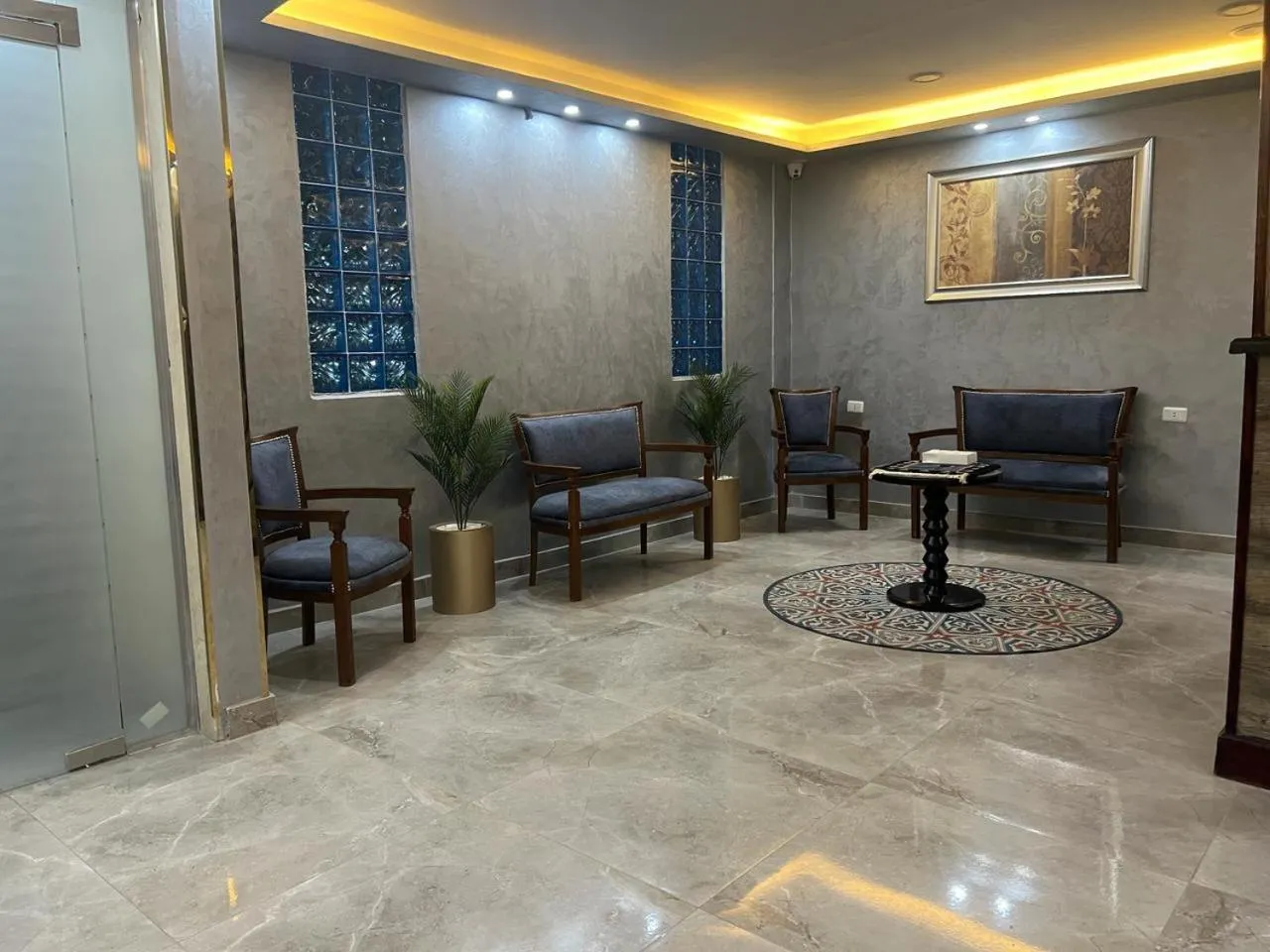Lobby or reception in Pyramids Hotel