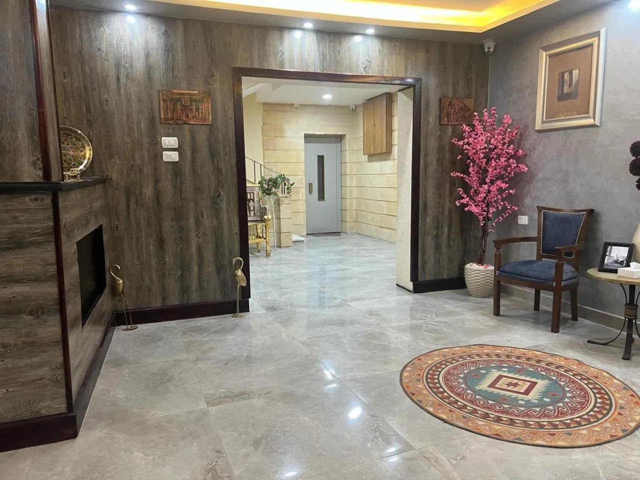 Lobby or reception in Pyramids Hotel