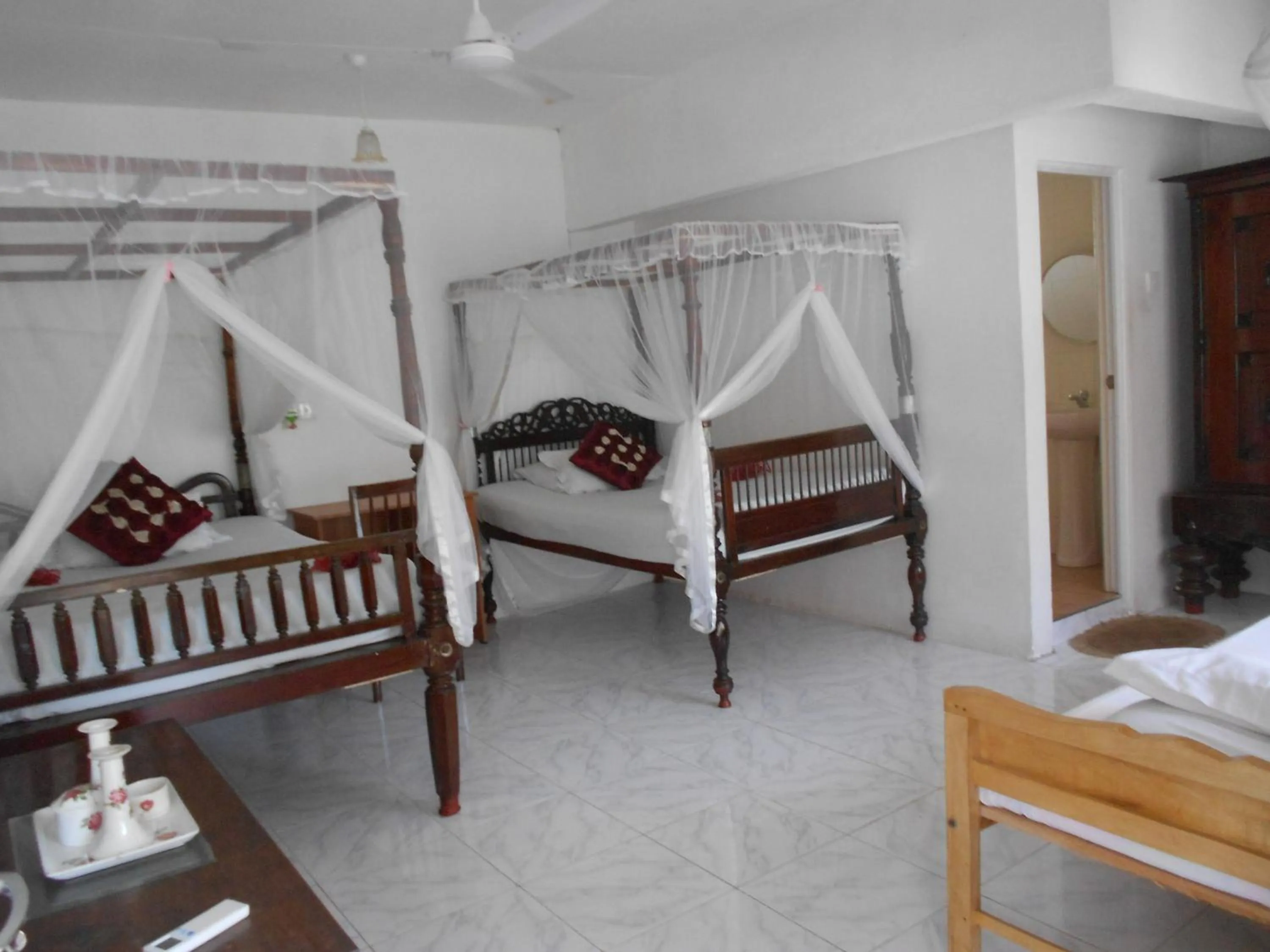 Bed in Wijenayake's - Beach Haven Guest House - Galle Fort