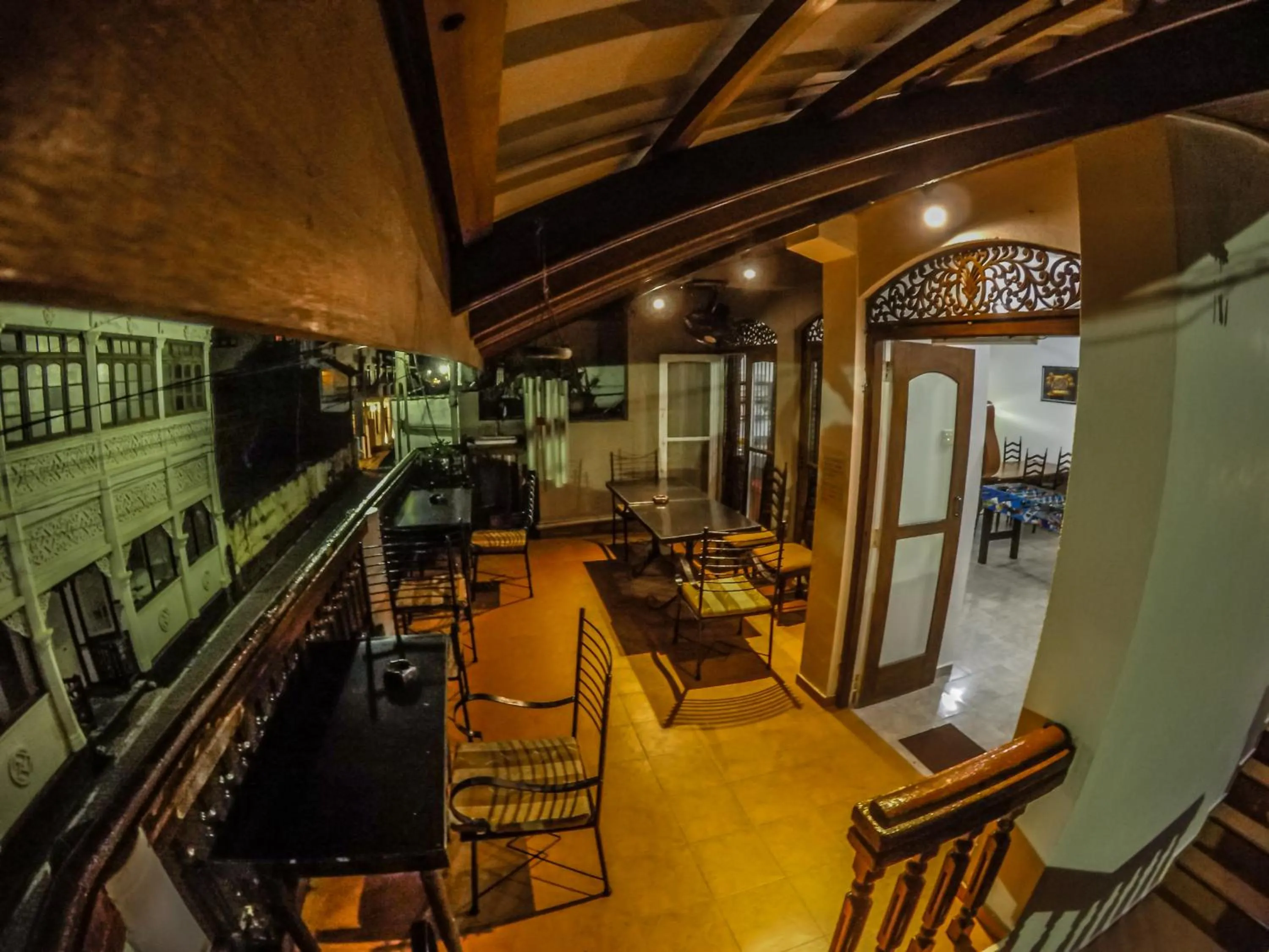 Balcony/Terrace in Wijenayake's - Beach Haven Guest House - Galle Fort