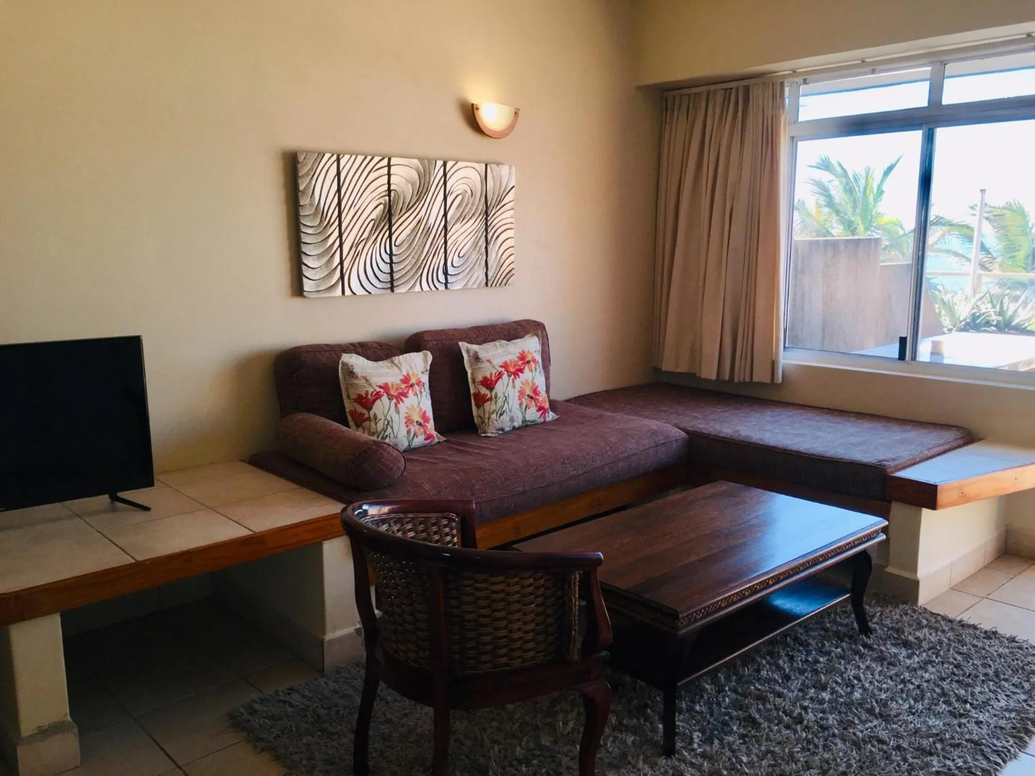 Seating area in Salt Rock Hotel and Beach Resort