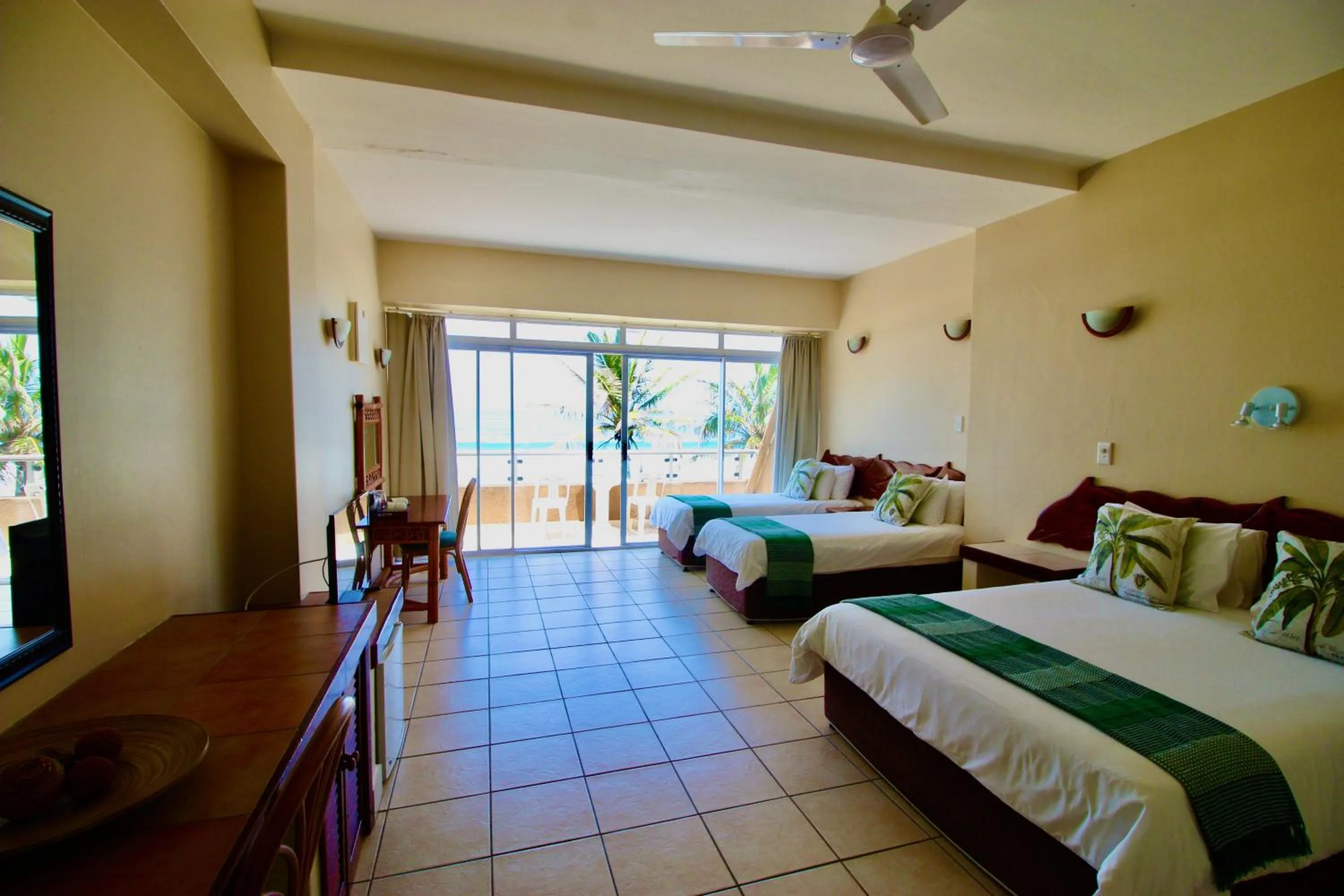 Bed in Salt Rock Hotel and Beach Resort