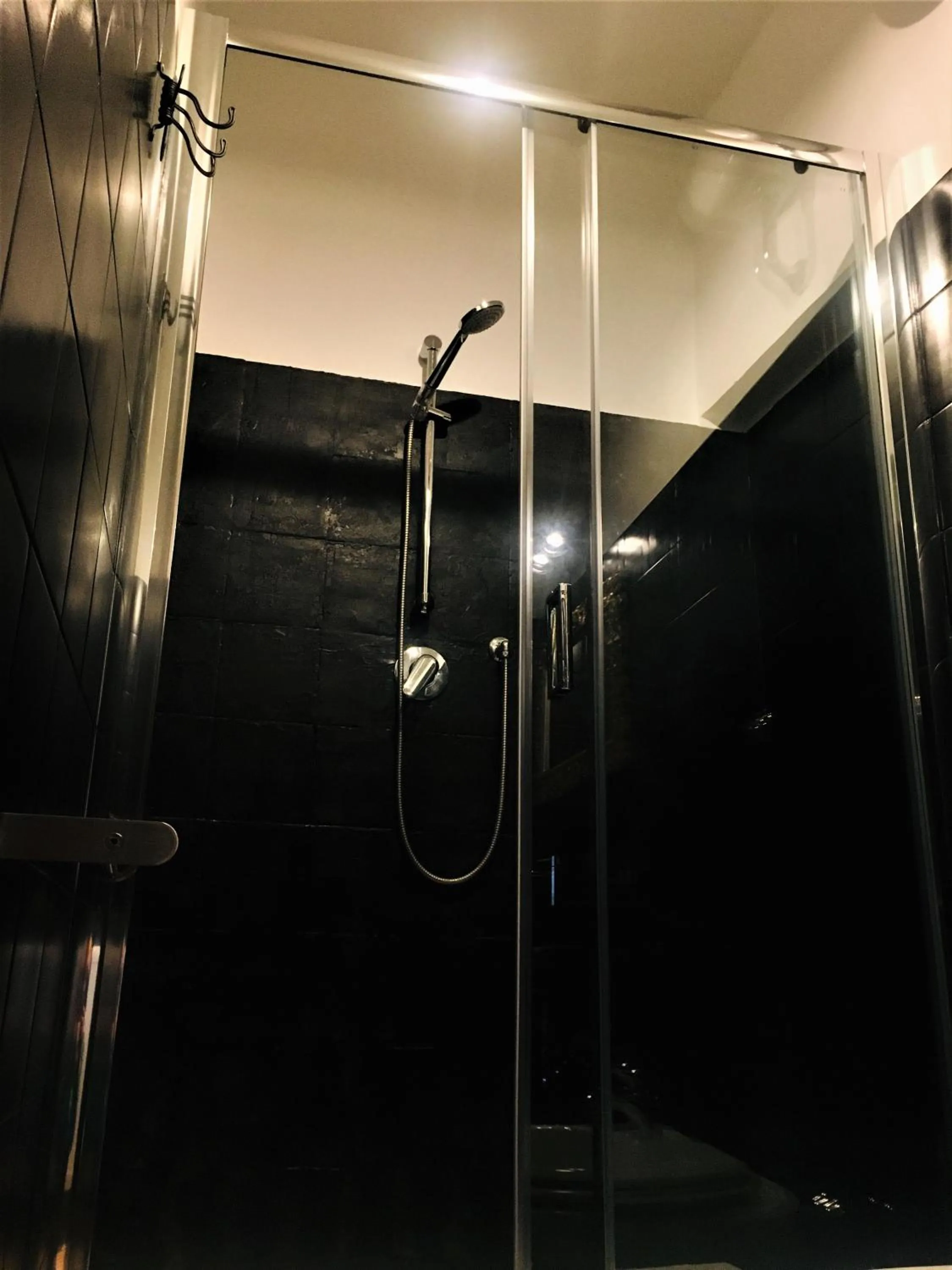 Shower in Guest Art Trastevere Station with AC
