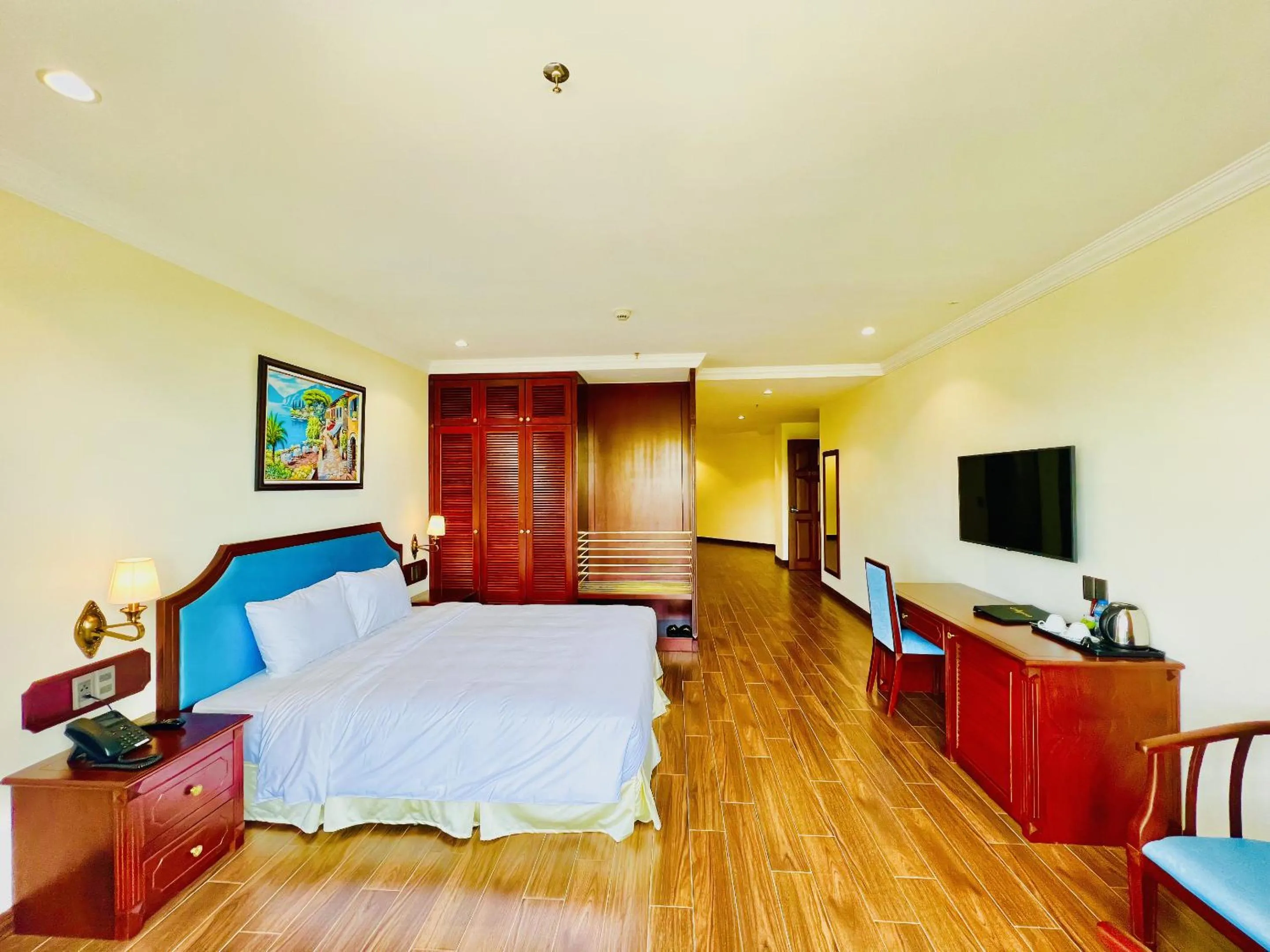 Bedroom, Bed in CALYSSA HOTELS & VILLAGE