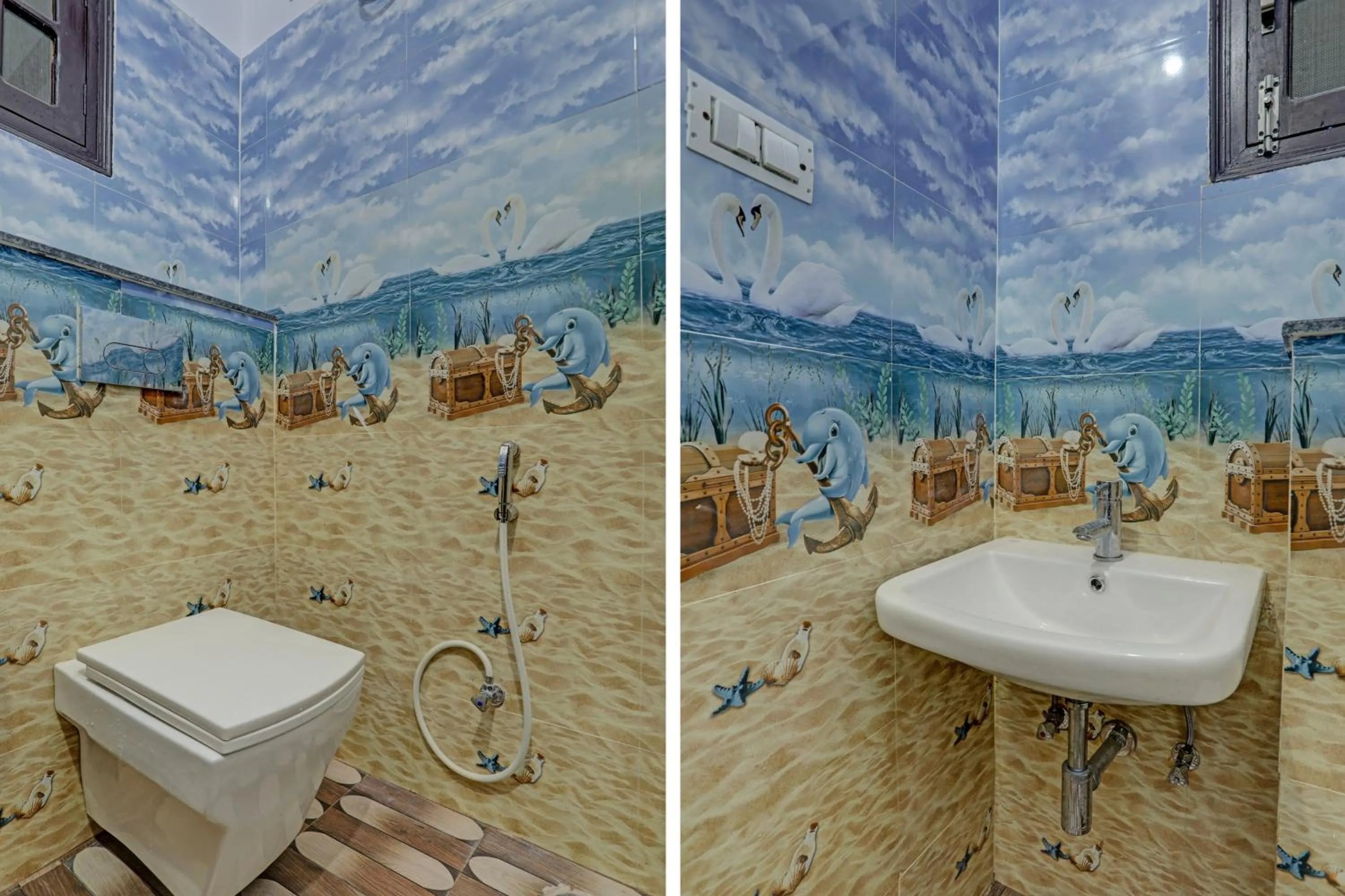 Bathroom in Hotel O VS GALAXY