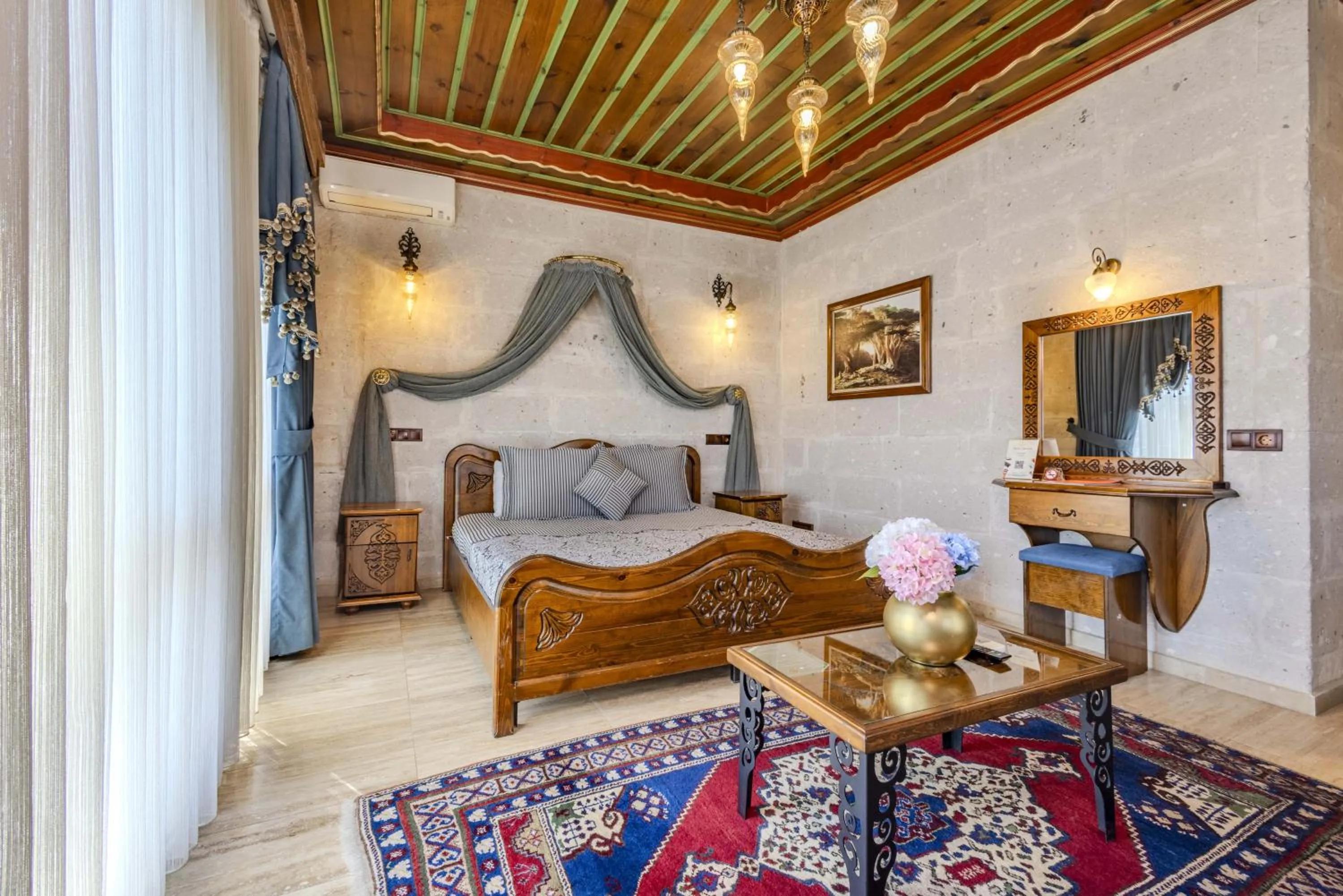 Bed in Cappadocia Inn Cave Hotel