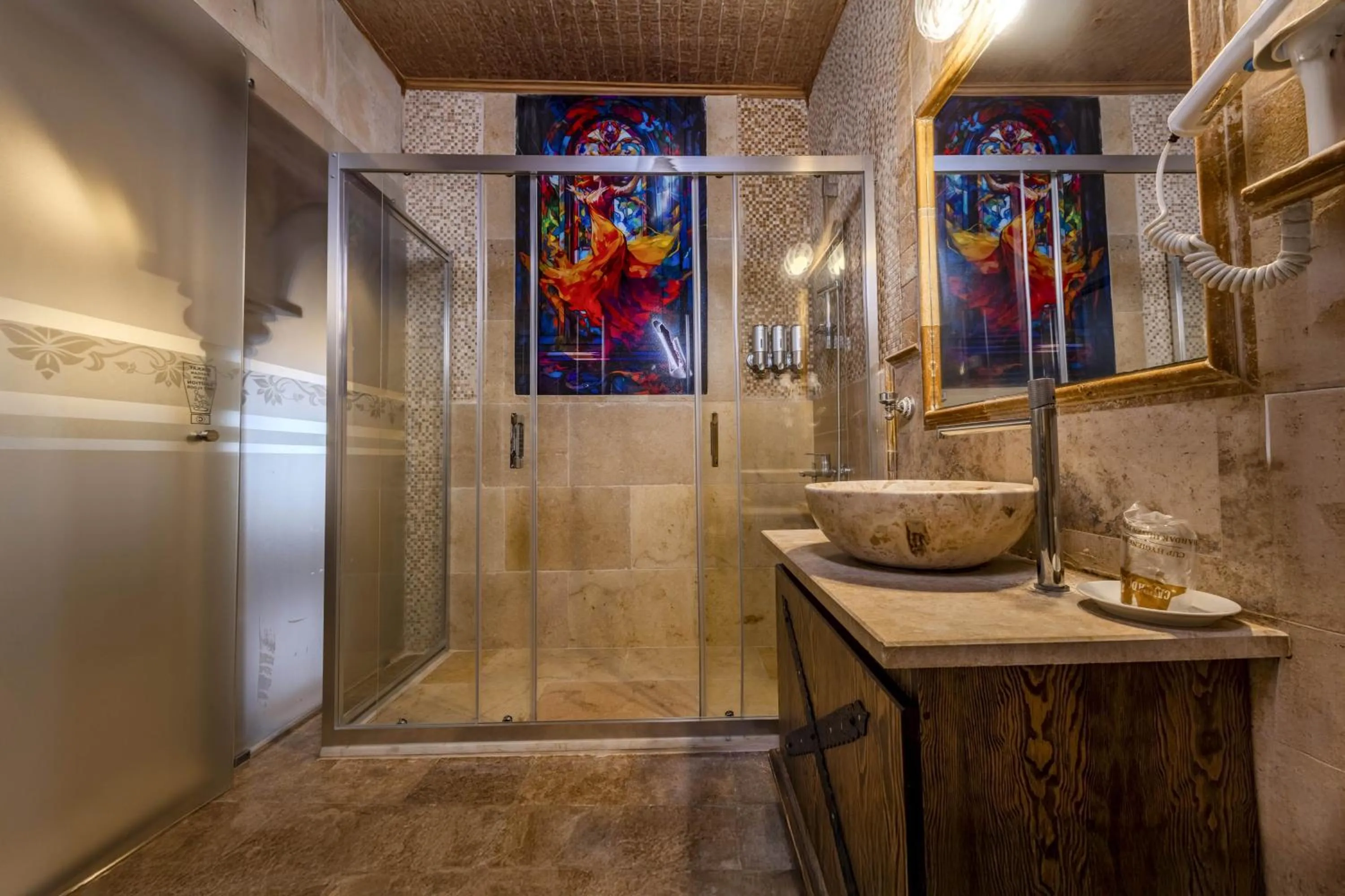 Shower in Cappadocia Inn Cave Hotel