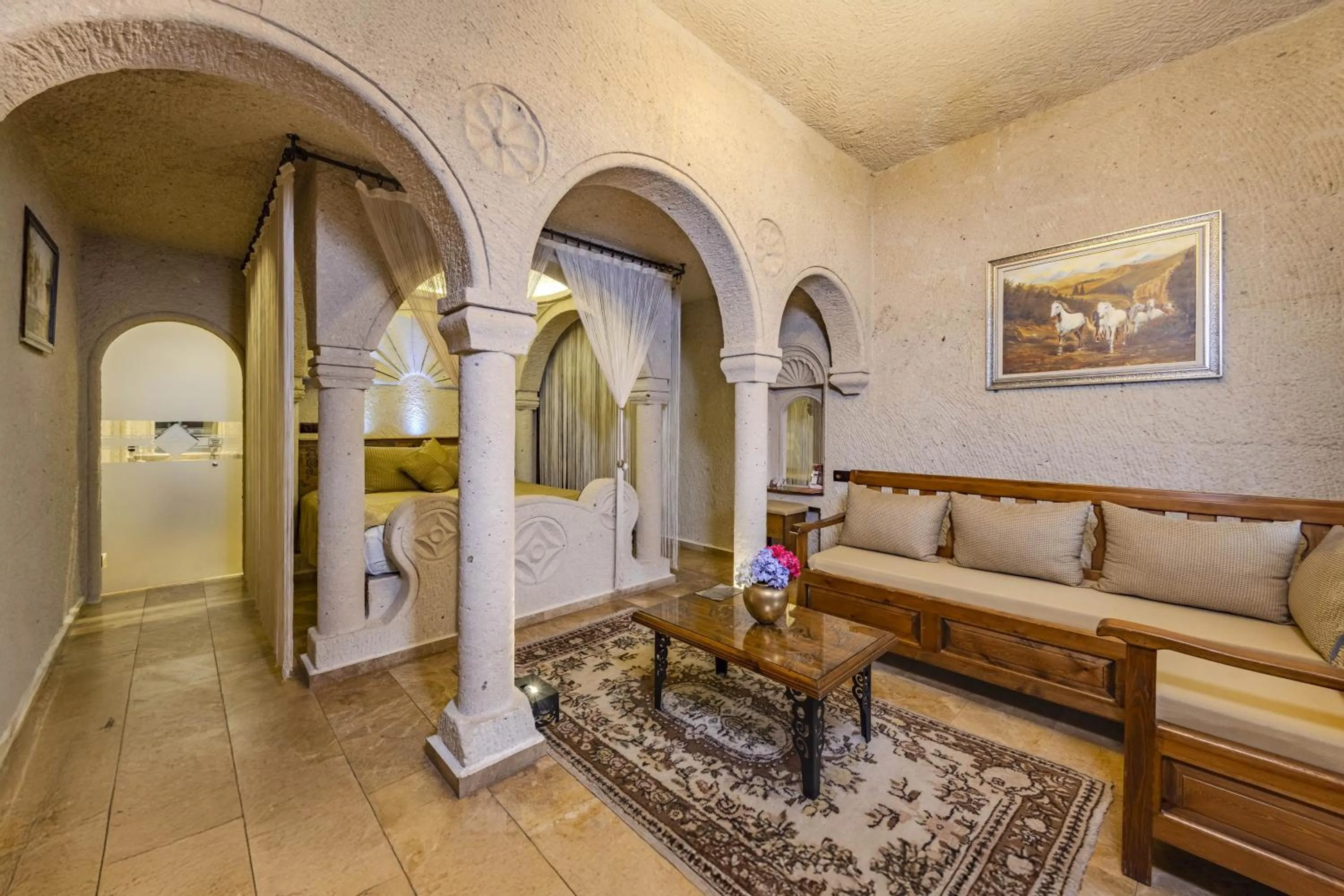 Seating area in Cappadocia Inn Cave Hotel
