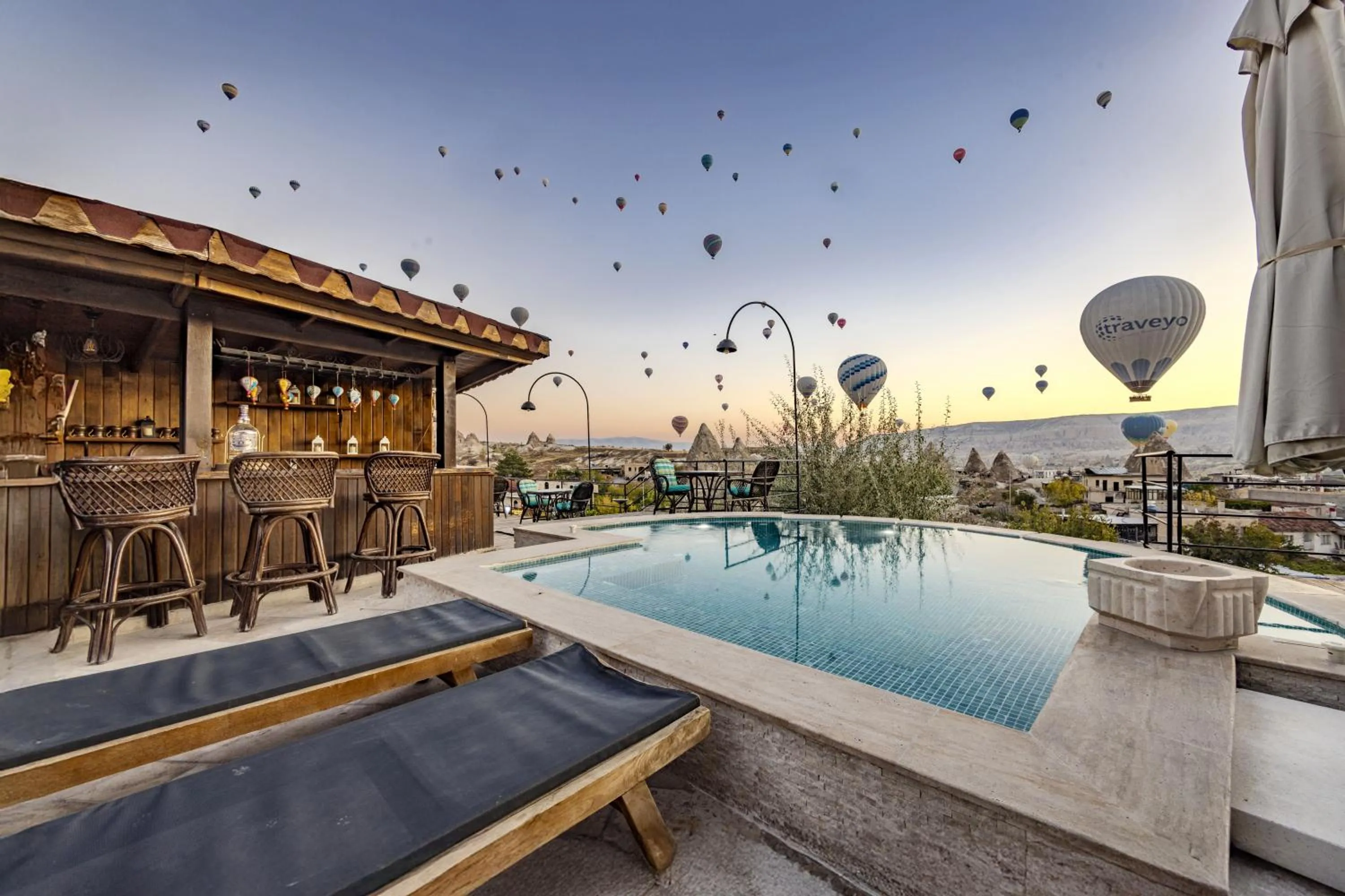 Pool view in Cappadocia Inn Cave Hotel