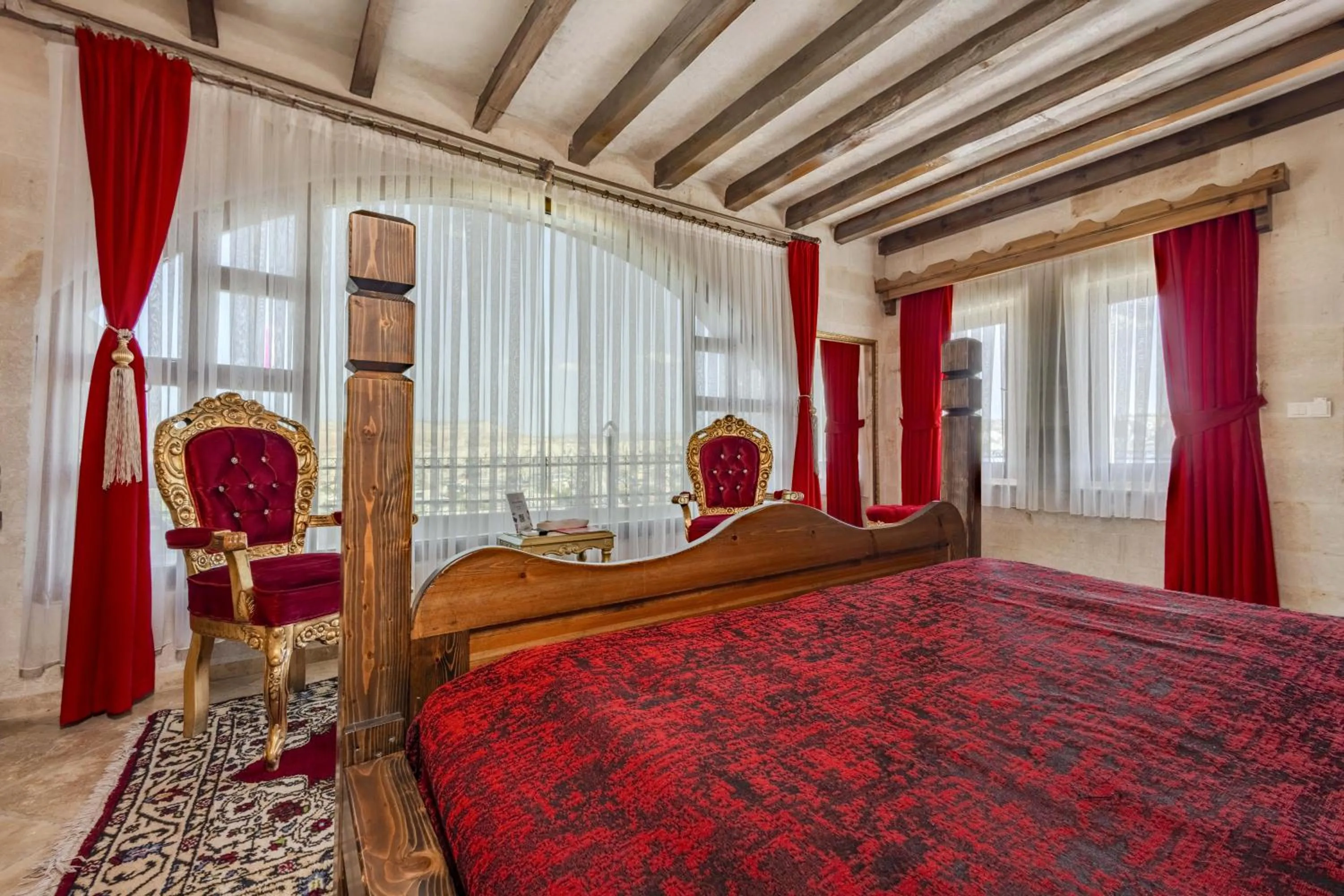 Bed in Cappadocia Inn Cave Hotel