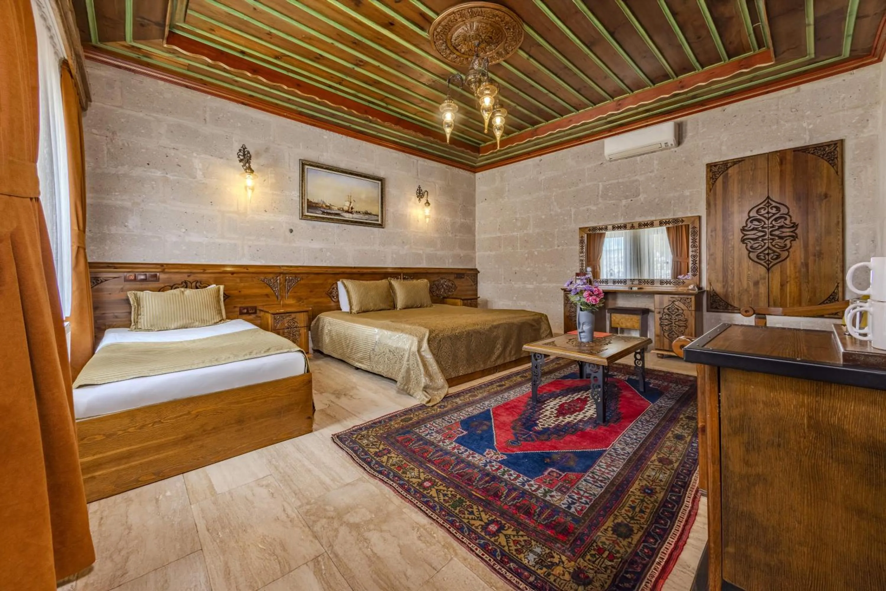 Bed in Cappadocia Inn Cave Hotel