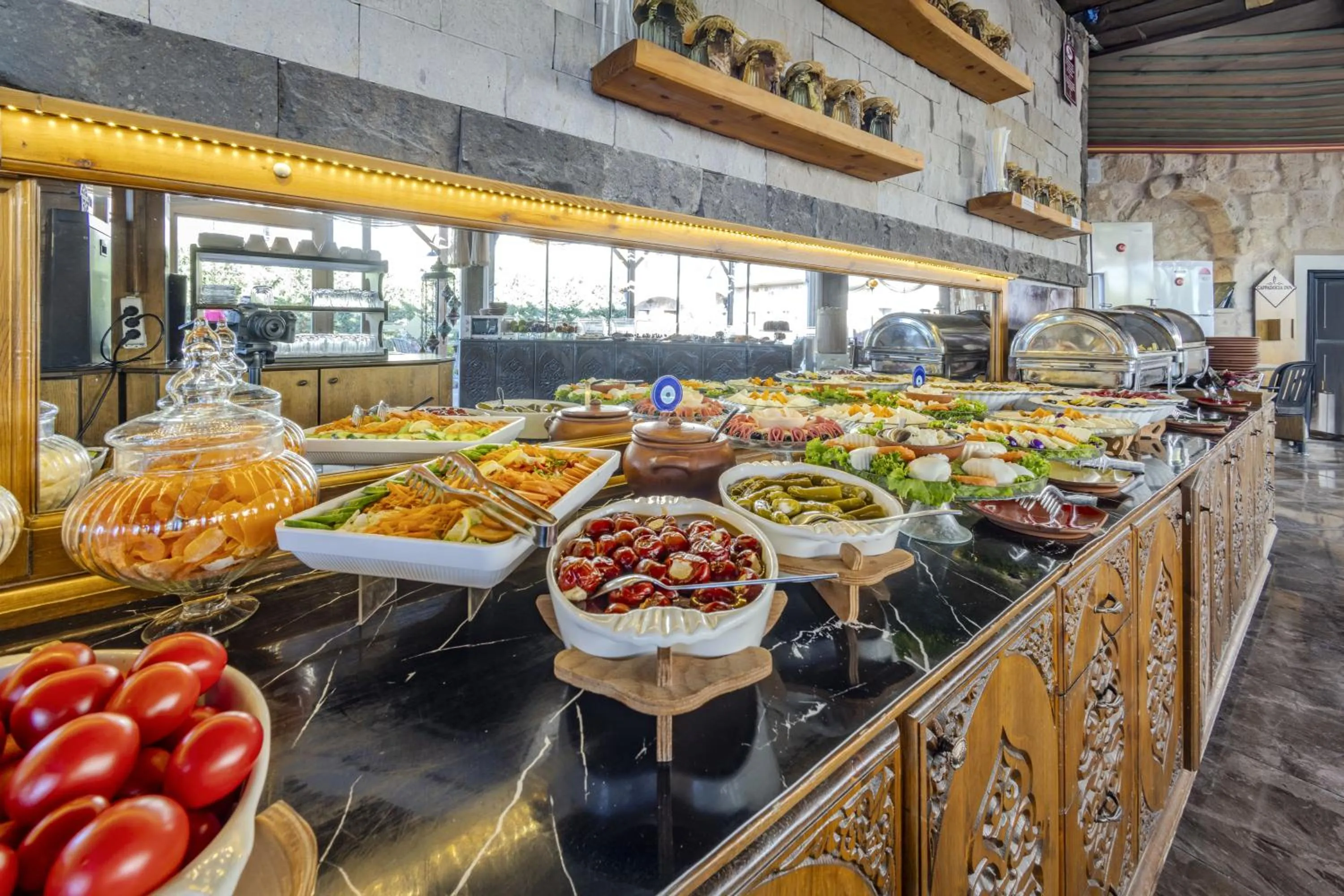 Buffet breakfast in Cappadocia Inn Cave Hotel