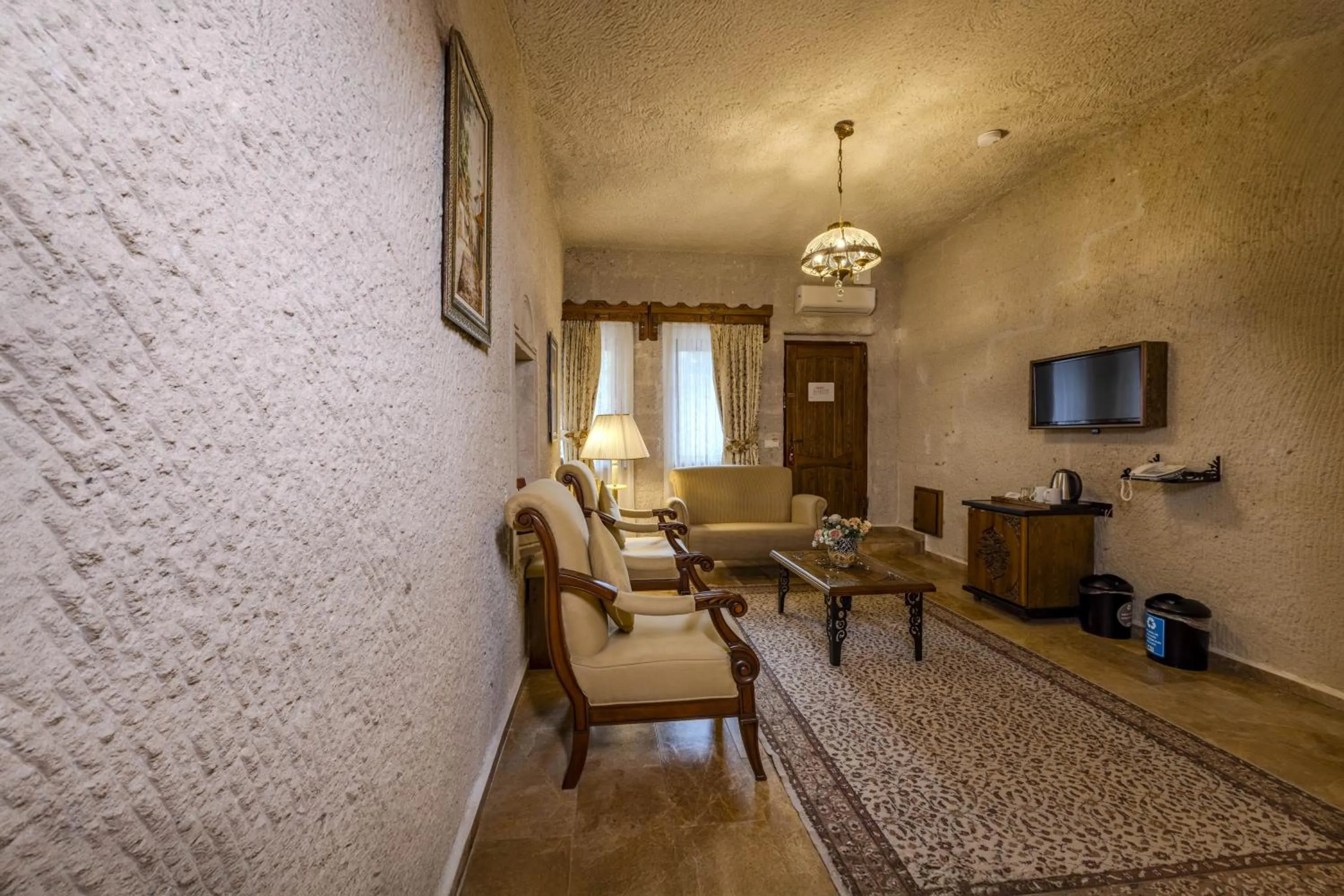 Seating area in Cappadocia Inn Cave Hotel