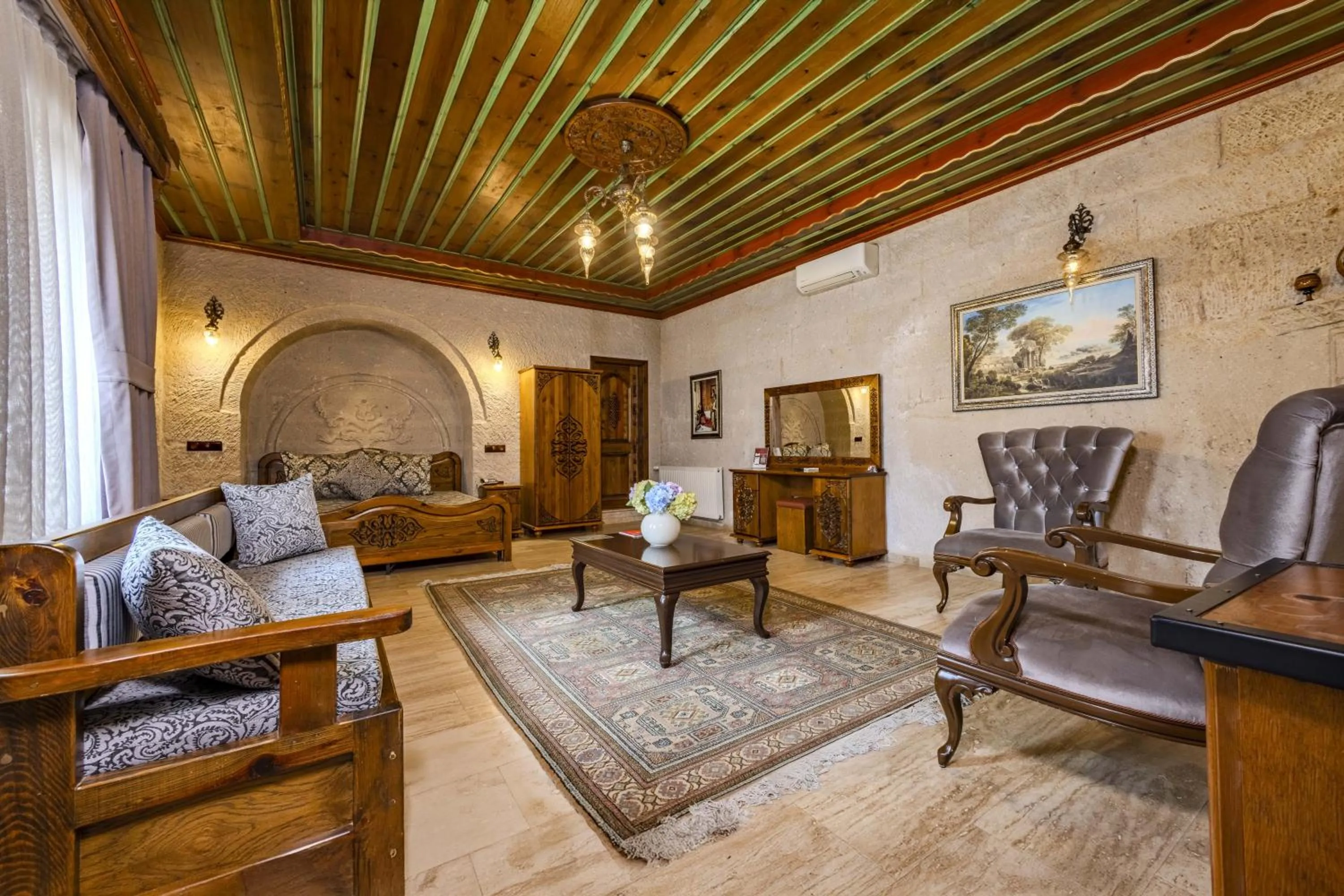 Seating area in Cappadocia Inn Cave Hotel