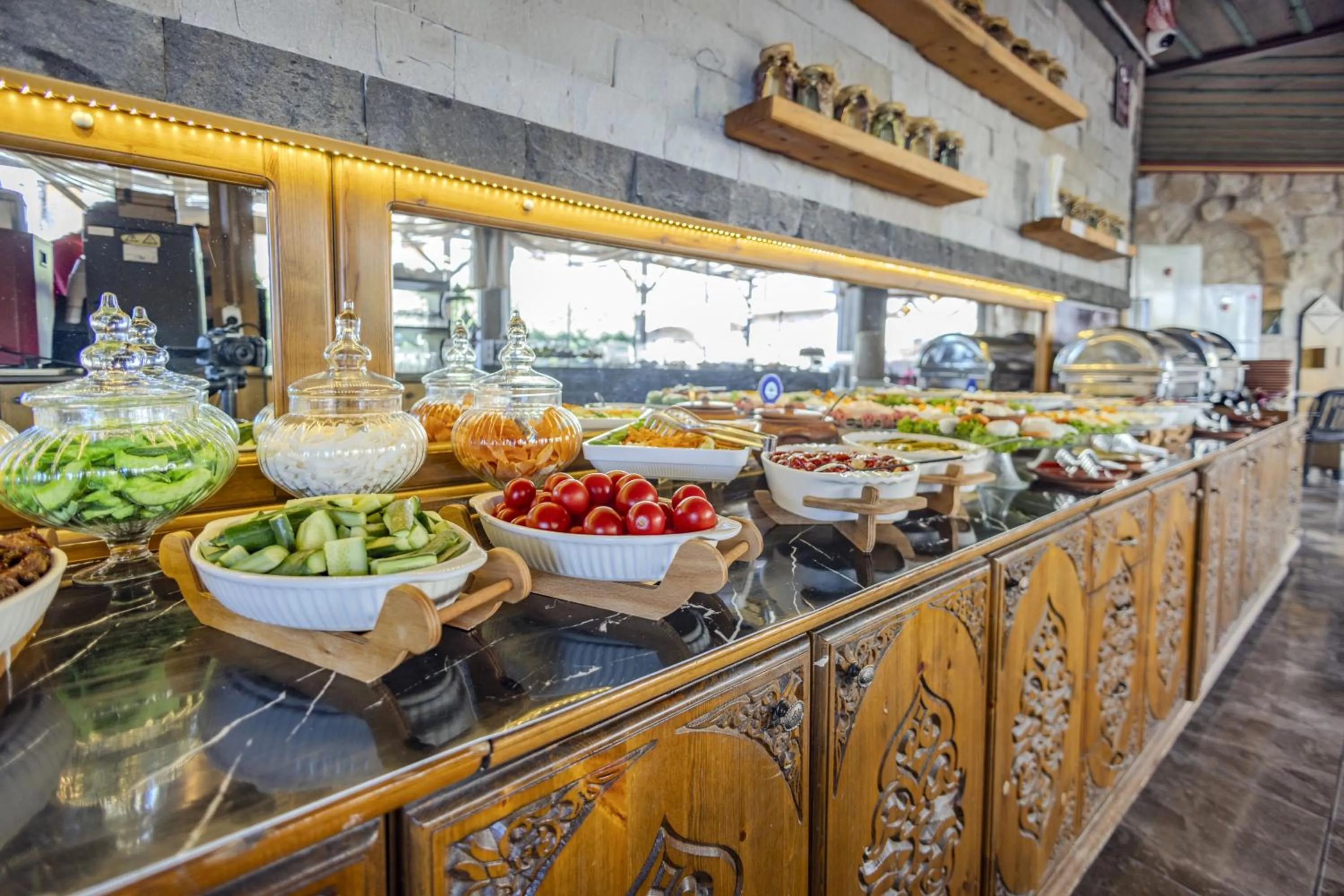 Buffet breakfast in Cappadocia Inn Cave Hotel