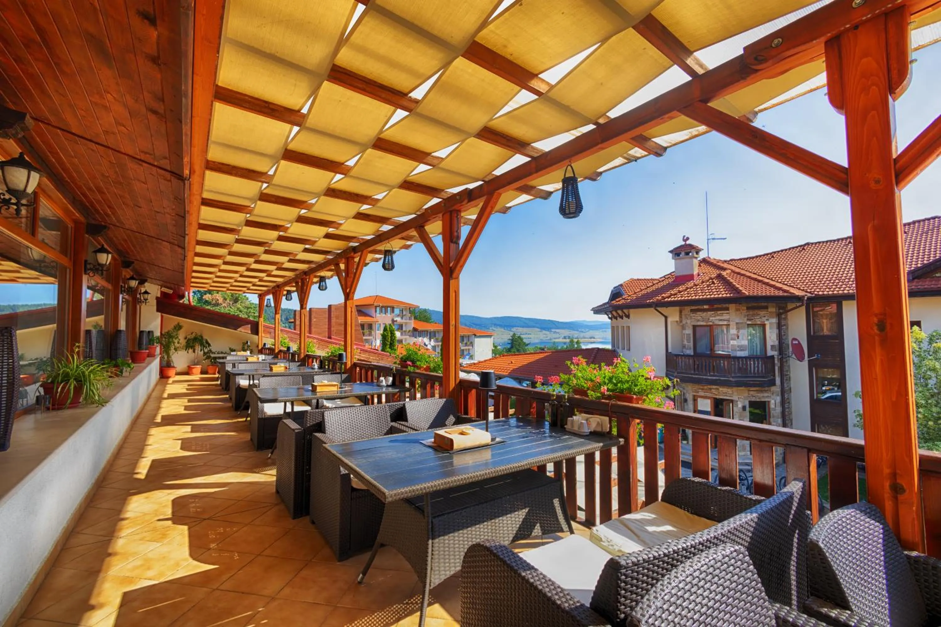 Balcony/Terrace in Paradise SPA Hotel