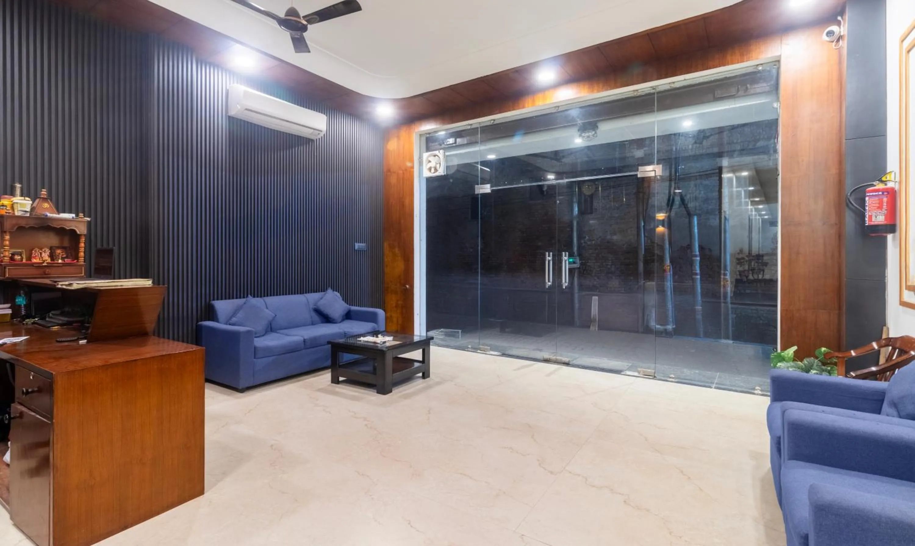 Lobby or reception in Treebo Brij Kaushal, Near Prem Mandir