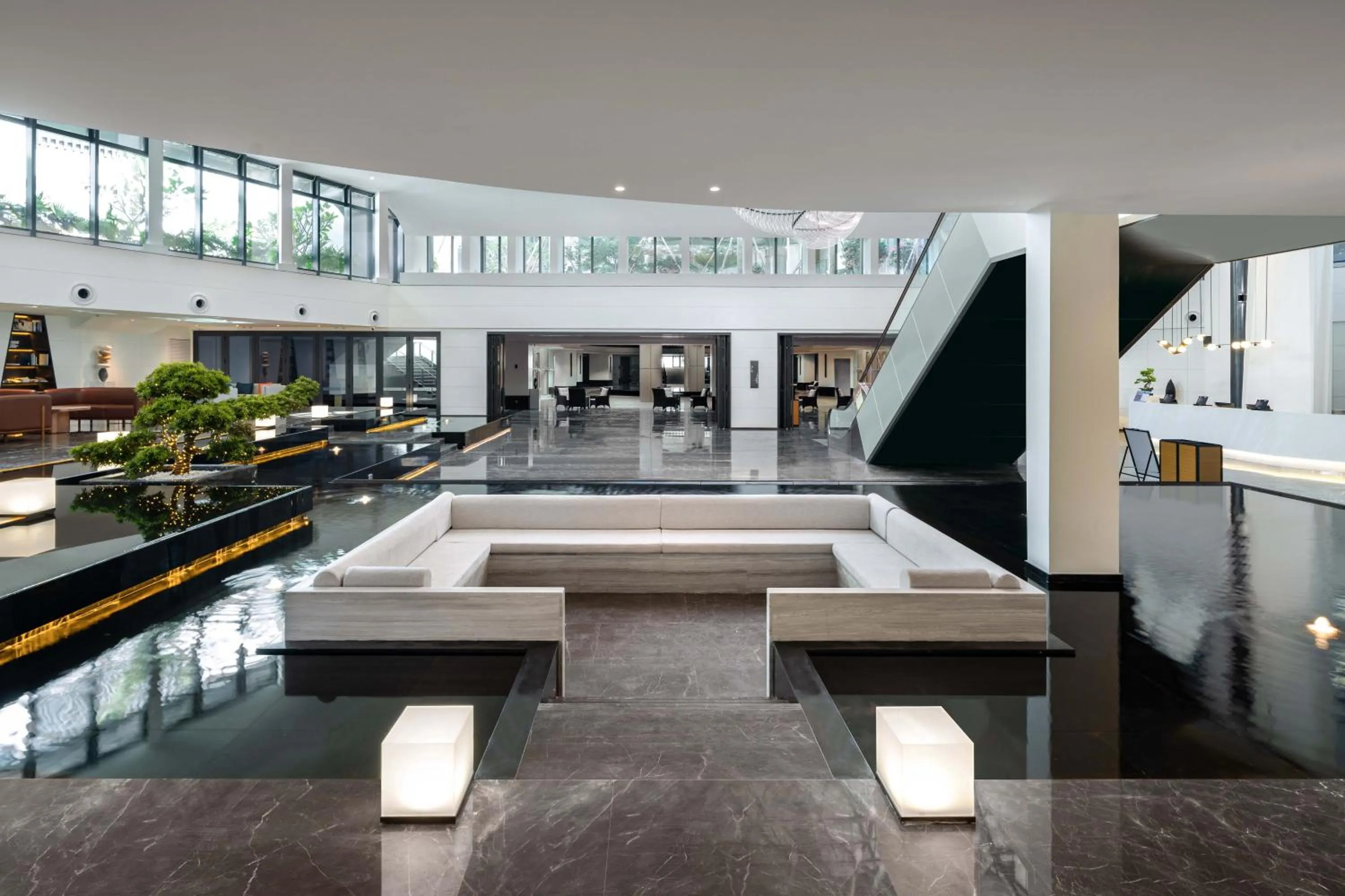 Lobby or reception in Sanya Junji Seaview Hotel