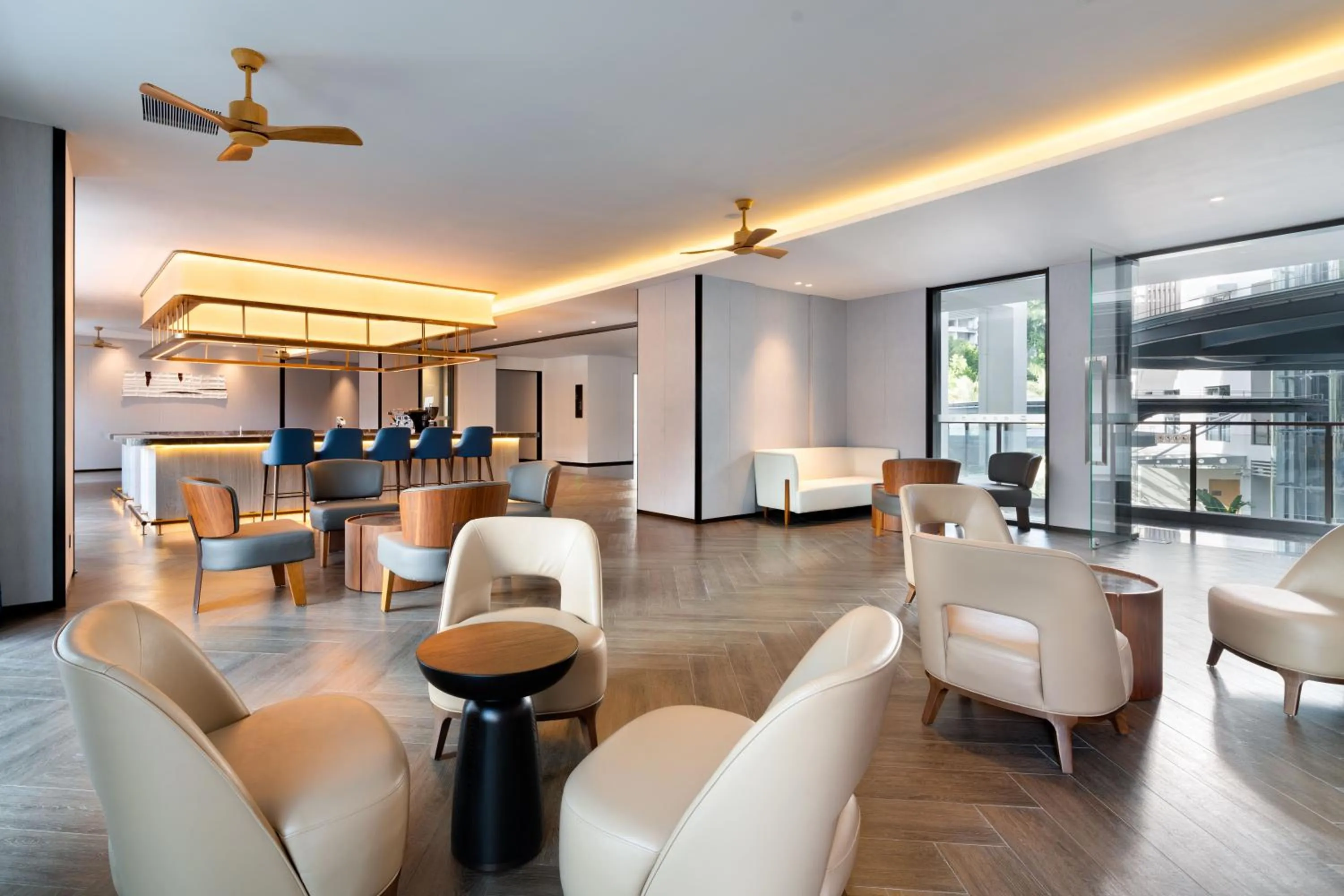 Seating area in Sanya Junji Seaview Hotel