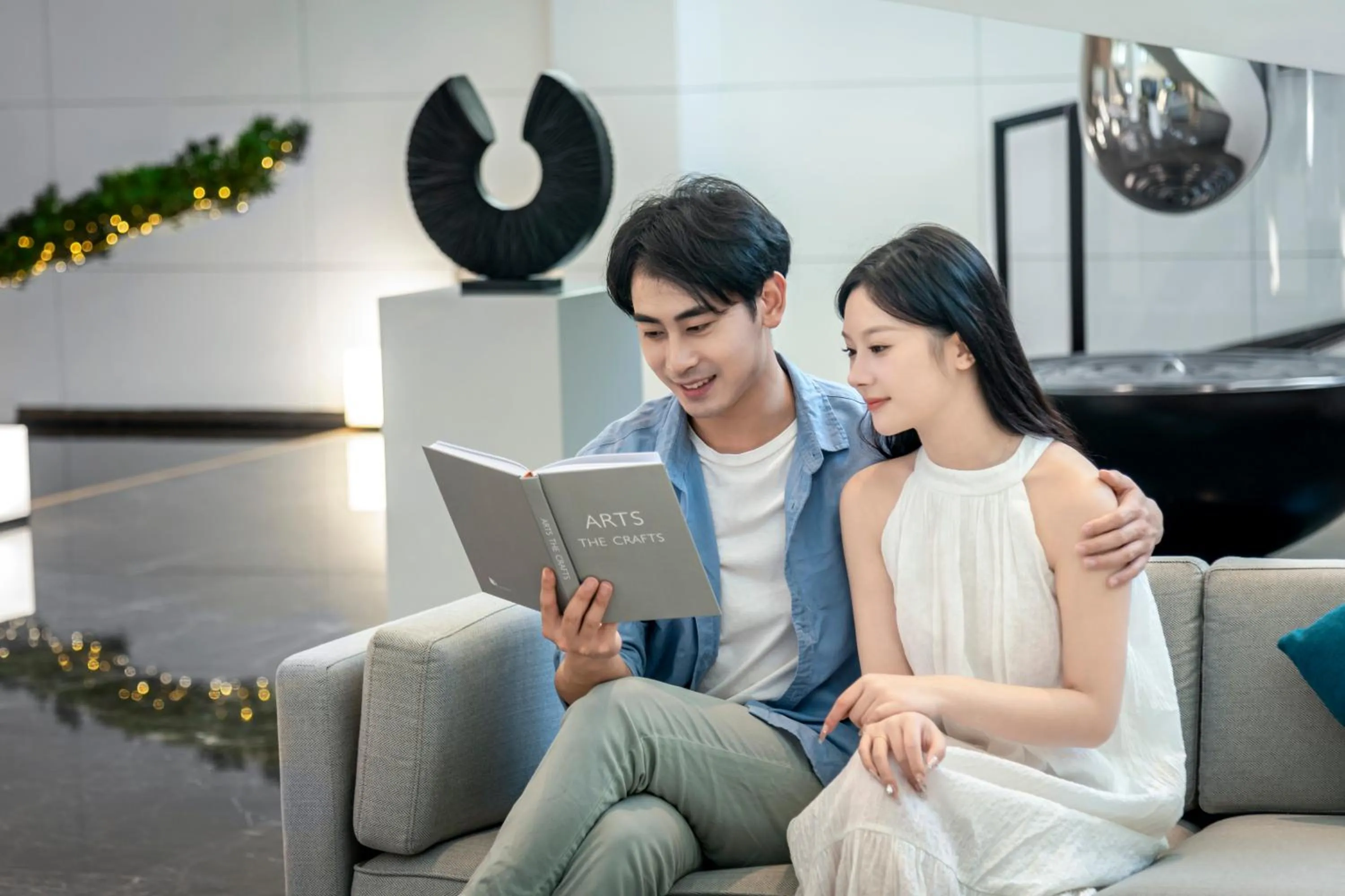 Seating area in Sanya Junji Seaview Hotel