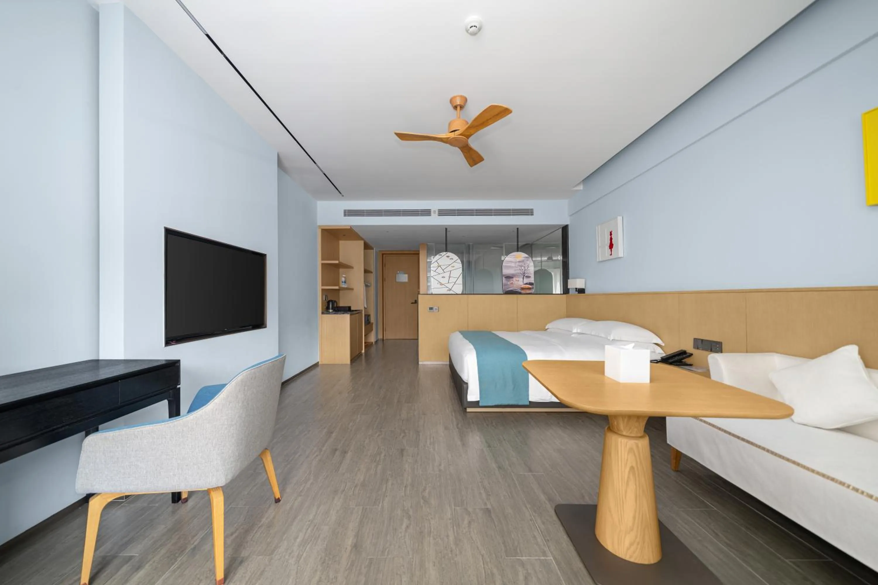 Bedroom in Sanya Junji Seaview Hotel