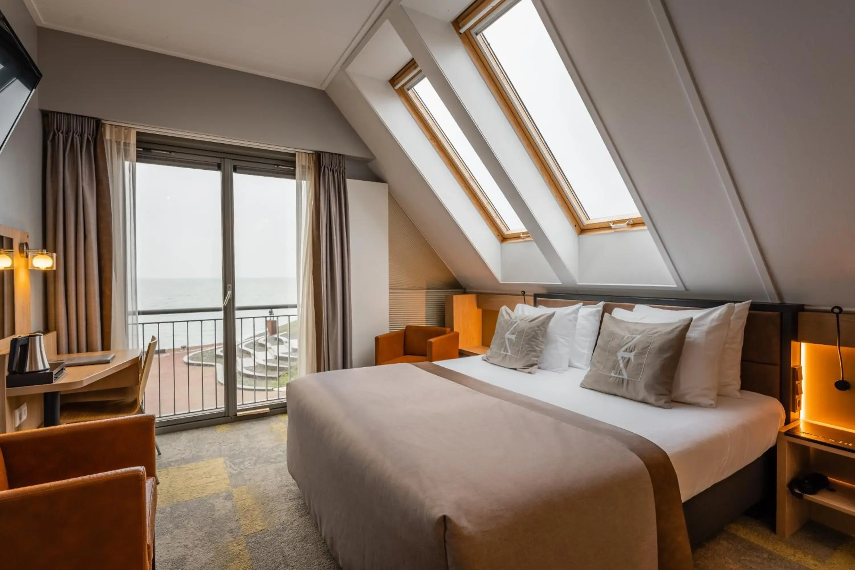 Double Room with Sea View in Hotel Zeezicht Double Room with Sea View in Hotel Zeezicht