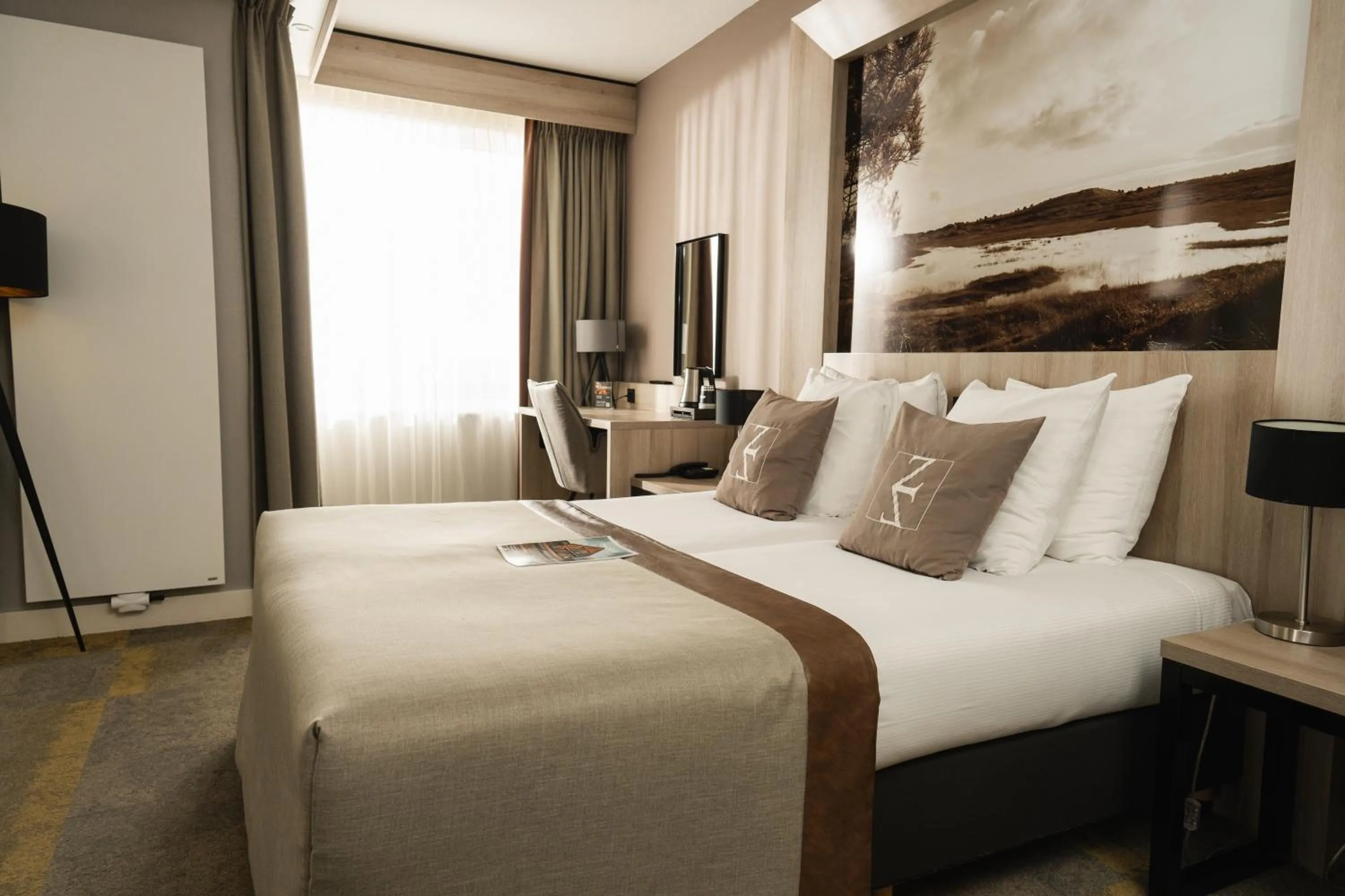 Bed in Hotel Zeezicht