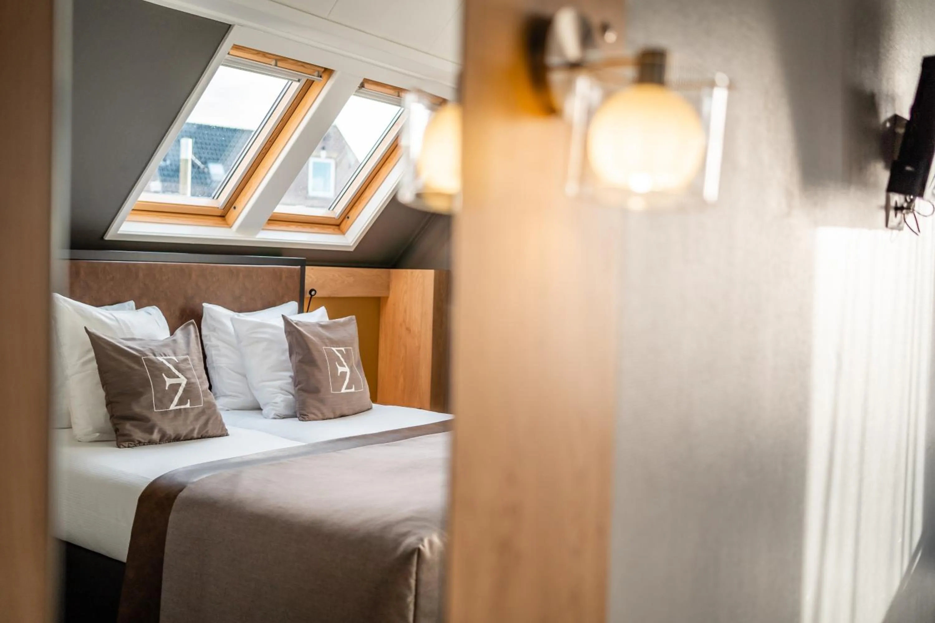 Bed in Hotel Zeezicht