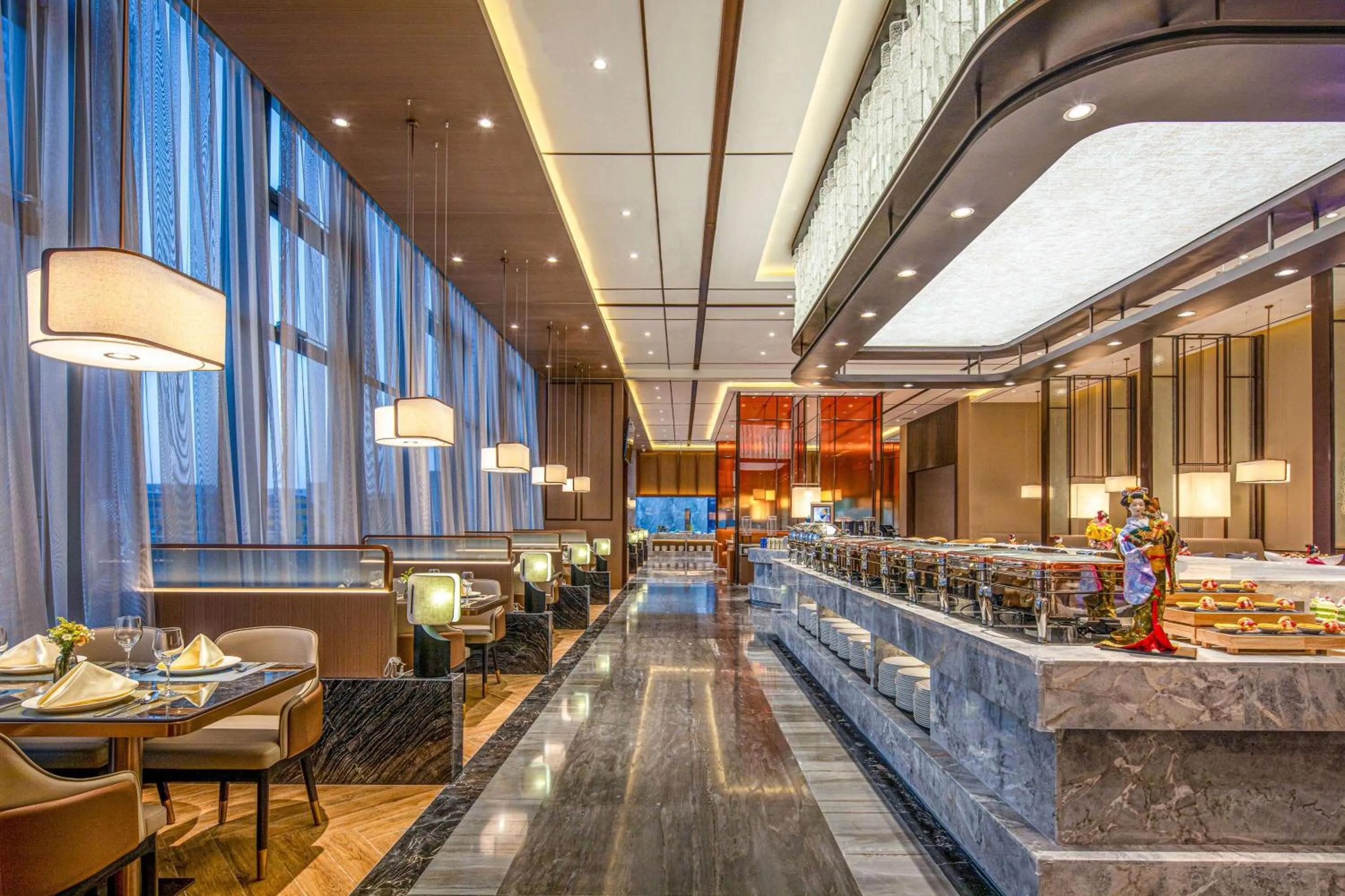 Restaurant/places to eat in Wyndham Dalian Jinpu