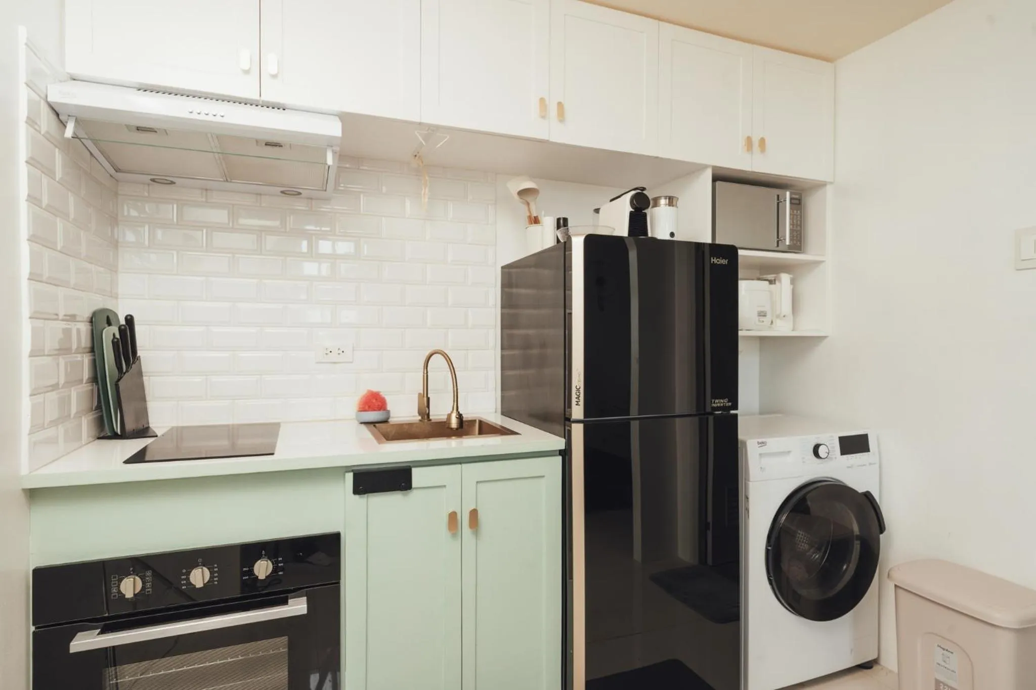 Kitchen or kitchenette in Modern Luxe Condo Unit in Cavite