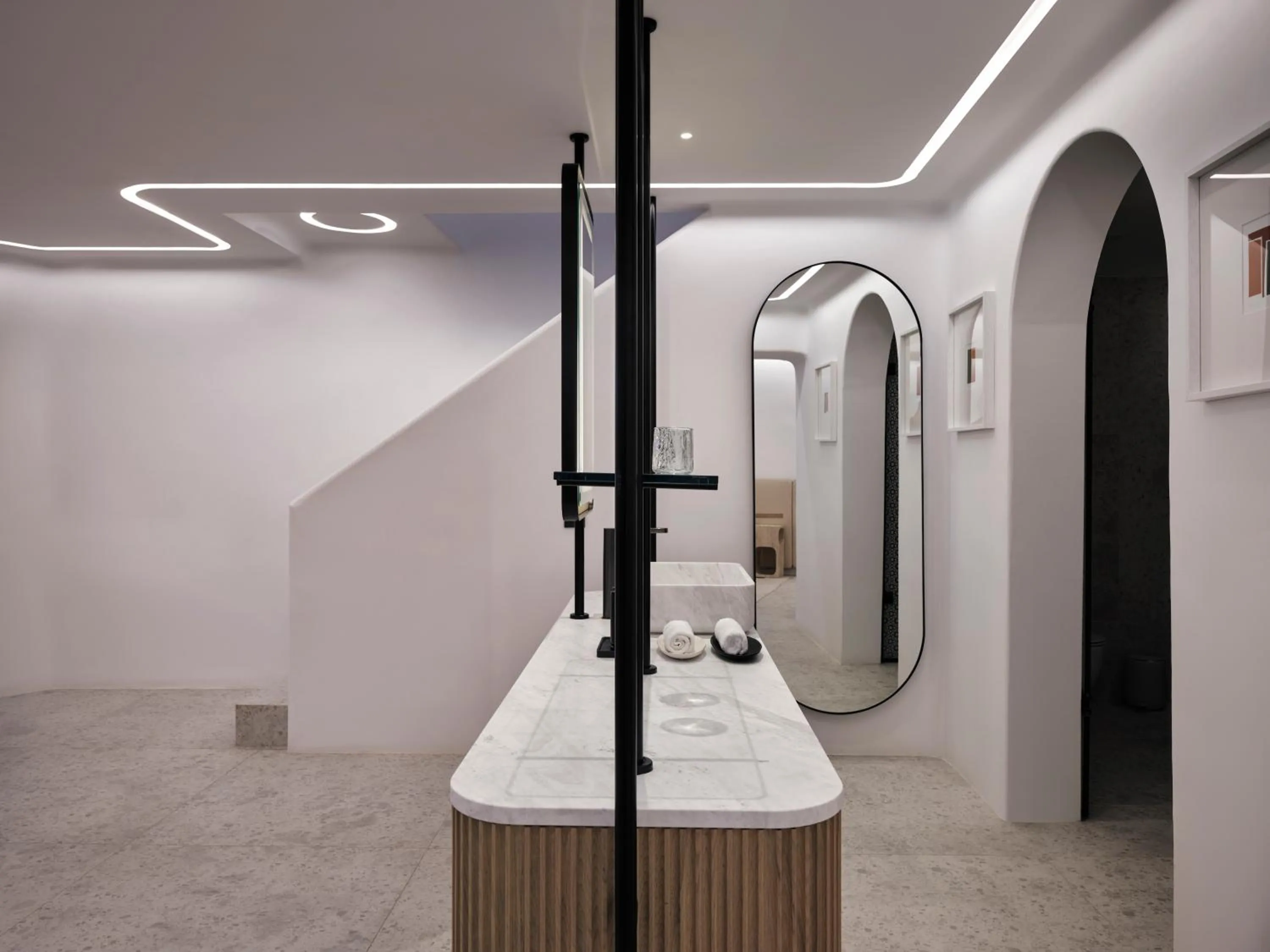 Bathroom in Deos Mykonos - A Myconian Collection Hotel