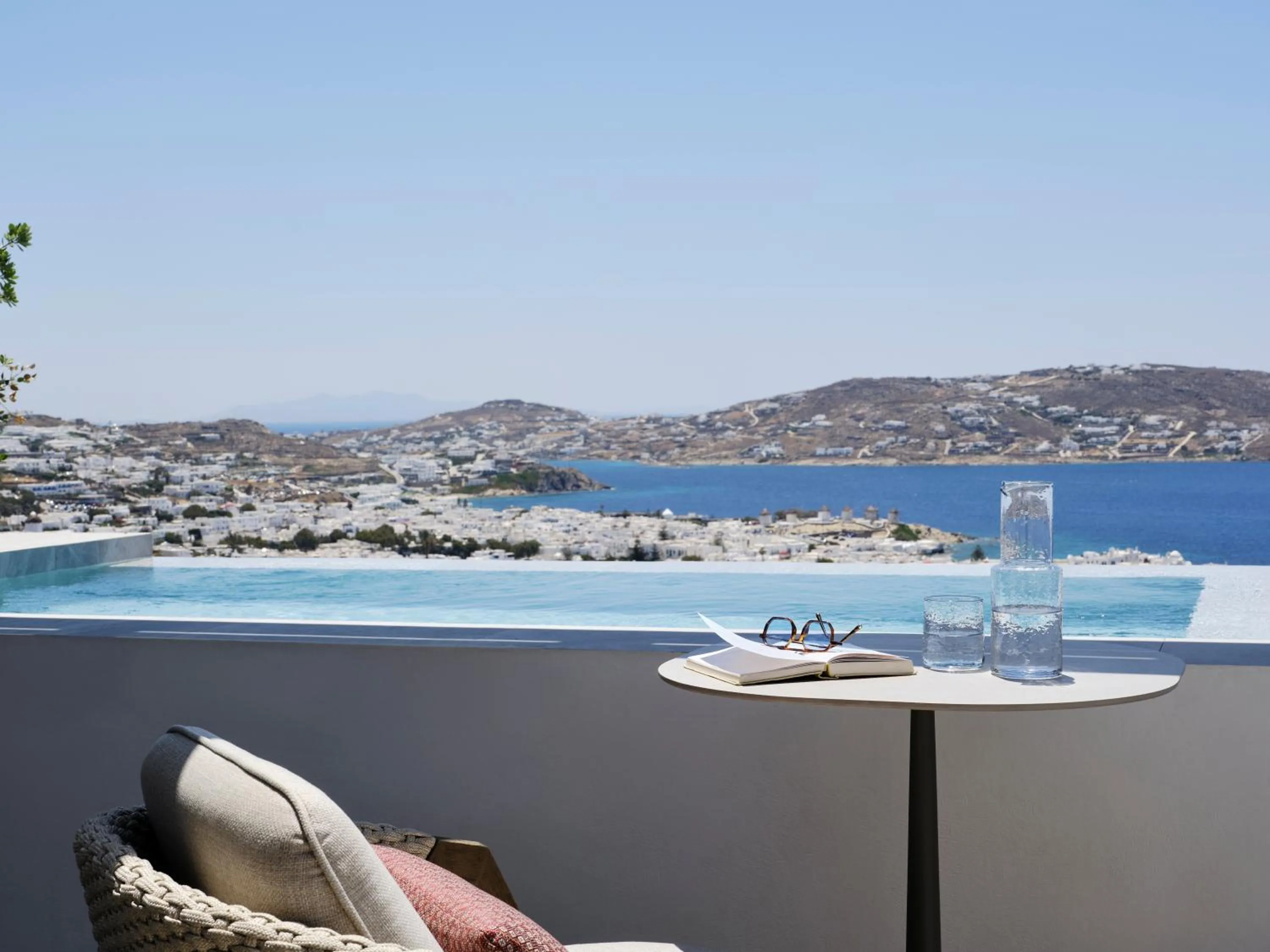 Sea view in Deos Mykonos - A Myconian Collection Hotel