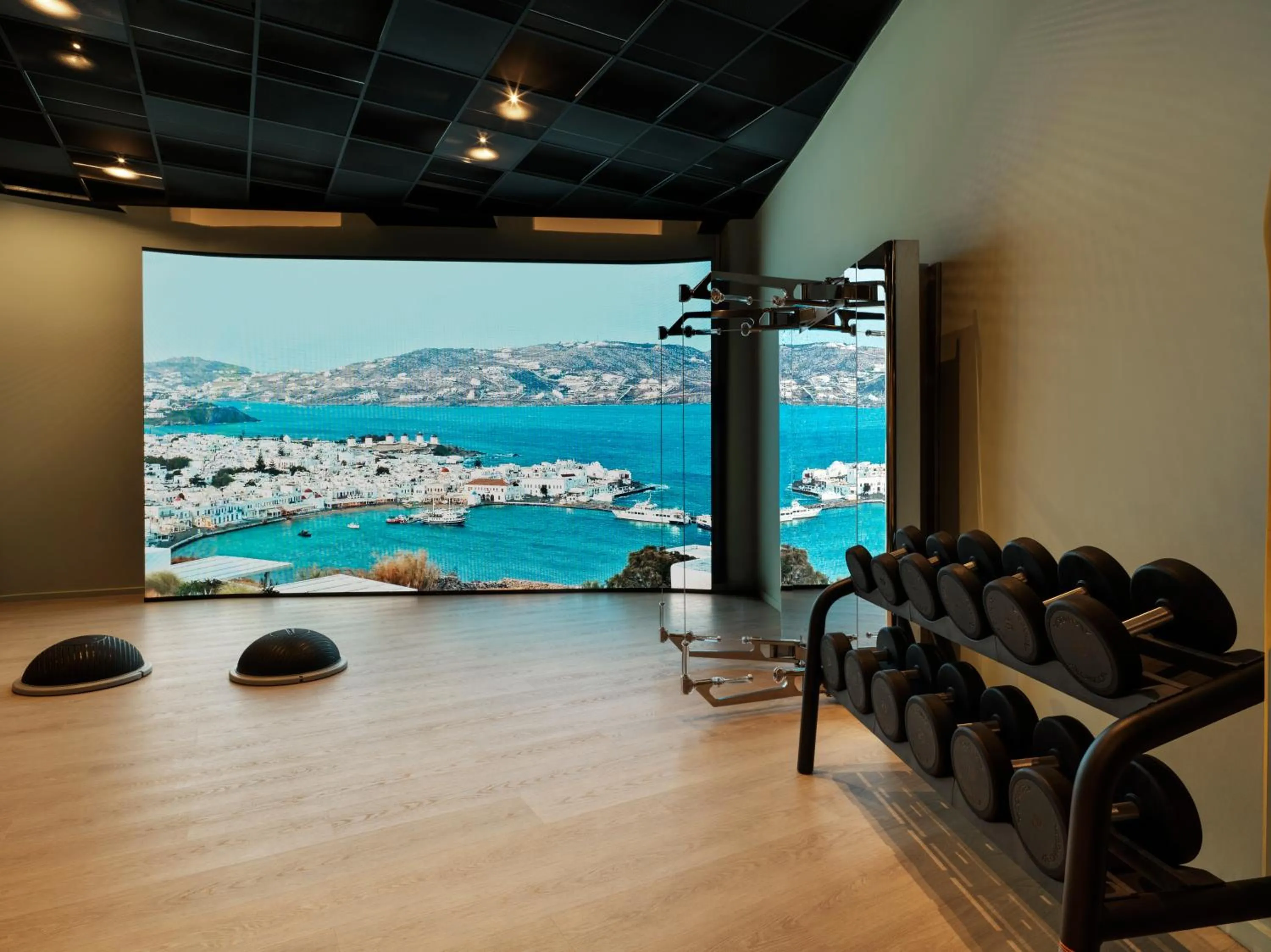 Fitness centre/facilities in Deos Mykonos - A Myconian Collection Hotel