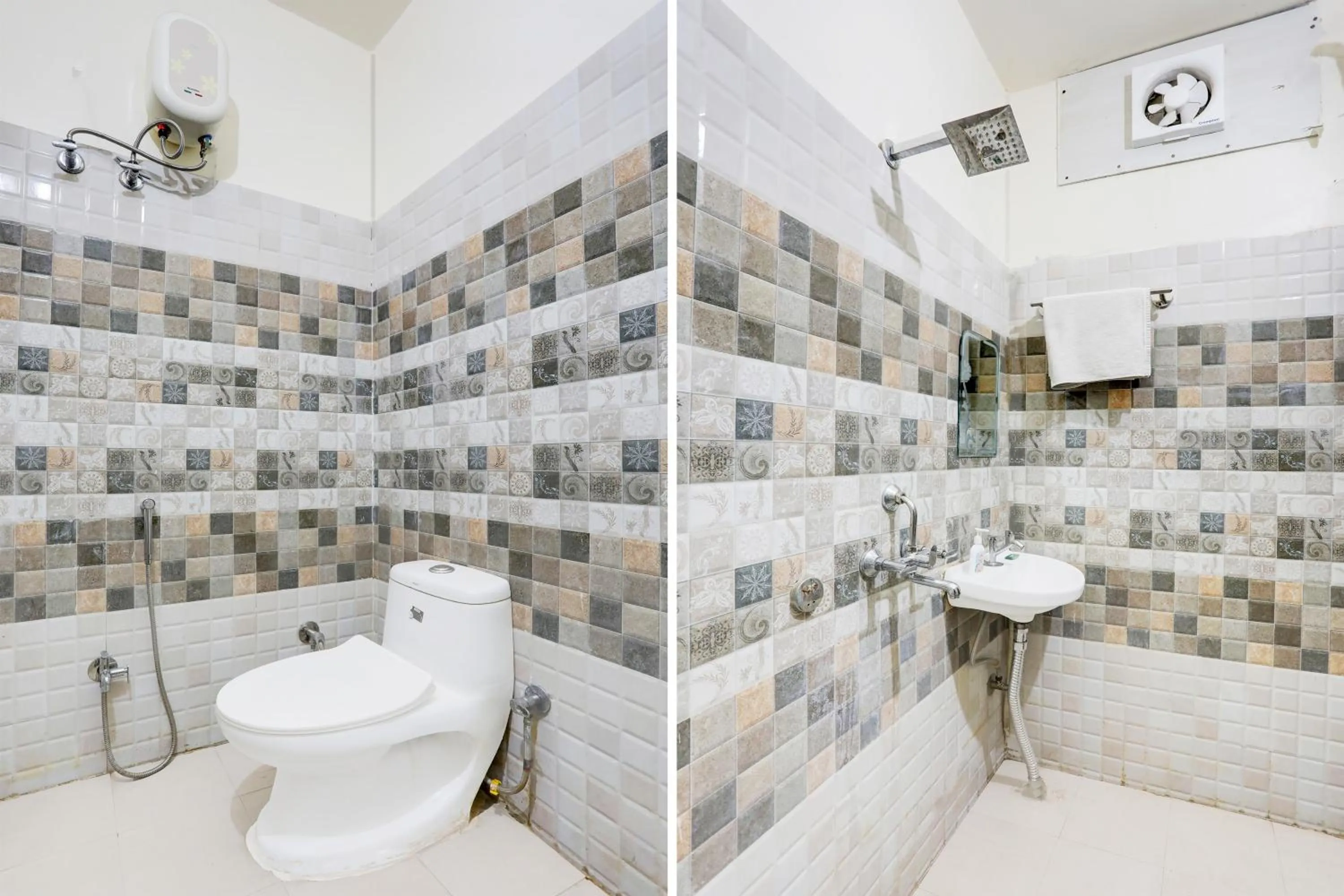 Bathroom in Super Hotel O Sankat Mochan Gandhi Nagar