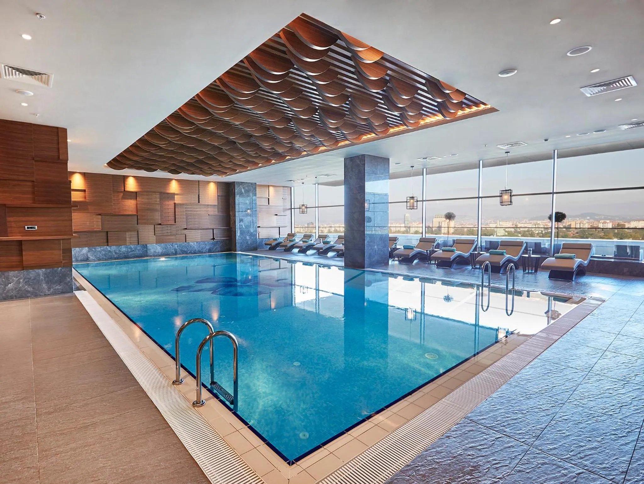 Swimming pool in Wyndham Grand Istanbul Levent Hotel & Conference Center