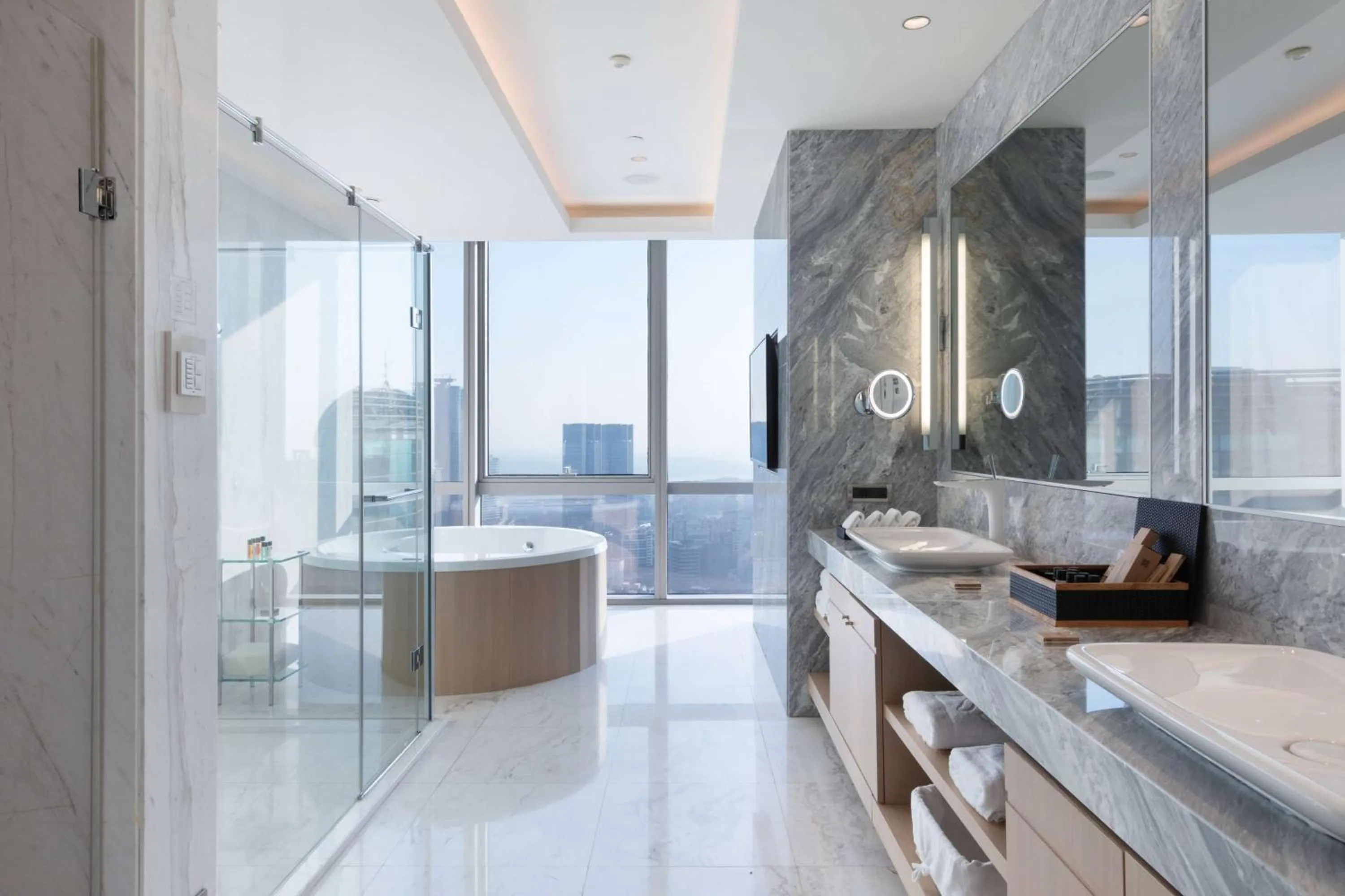 Bathroom in Wyndham Grand Istanbul Levent Hotel & Conference Center