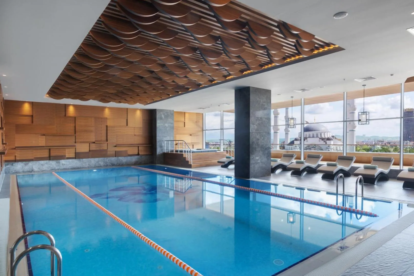 Swimming pool in Wyndham Grand Istanbul Levent Hotel & Conference Center