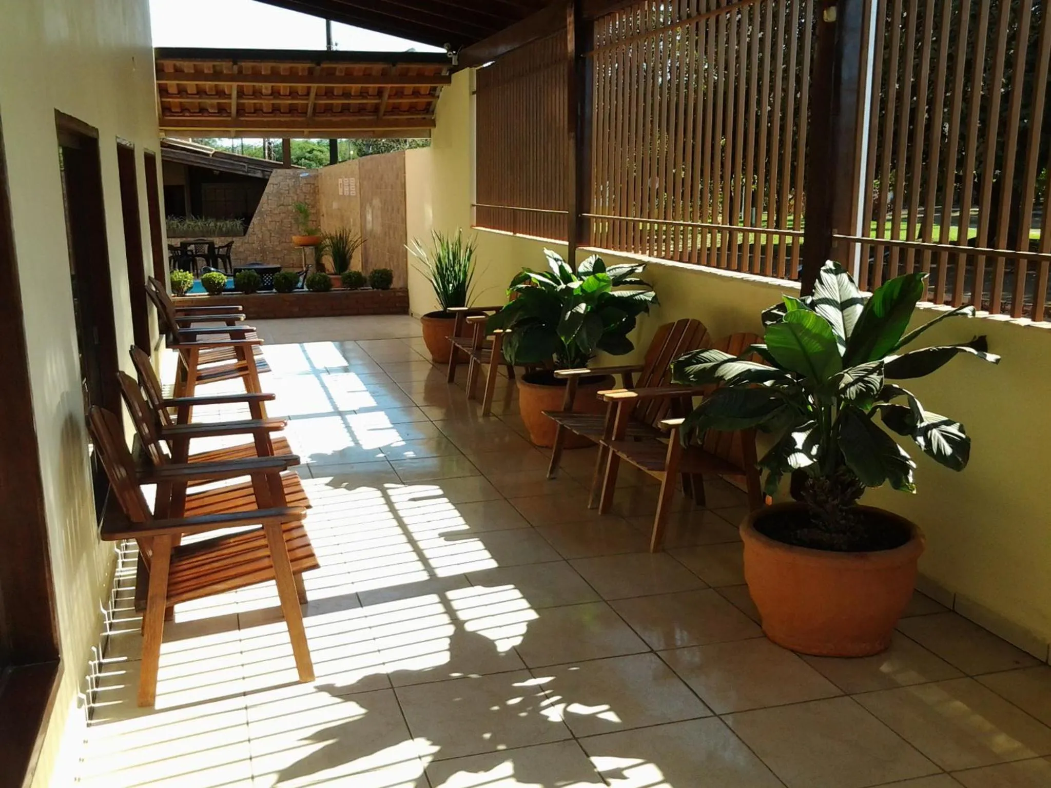 Balcony/Terrace in Pousada Paraiso